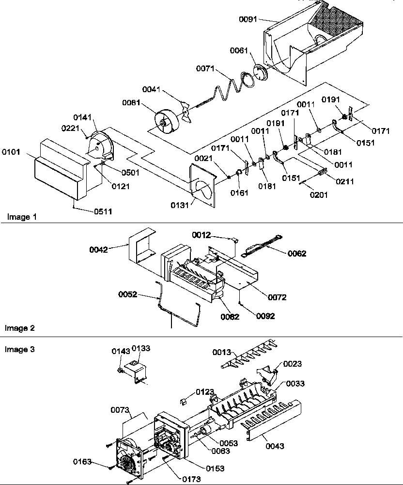 07 - ICE BUCKET AUGER, IM ASSY, & IM PARTS