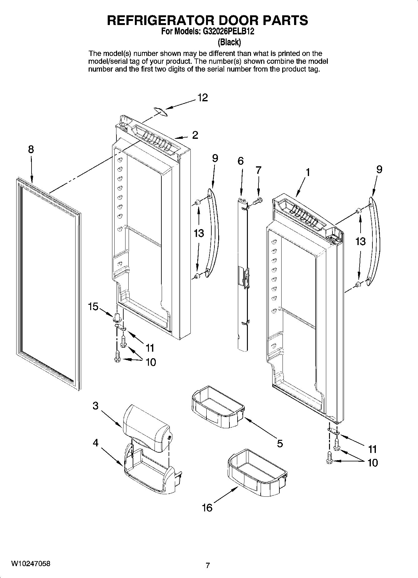 04 - REFRIGERATOR DOOR PARTS