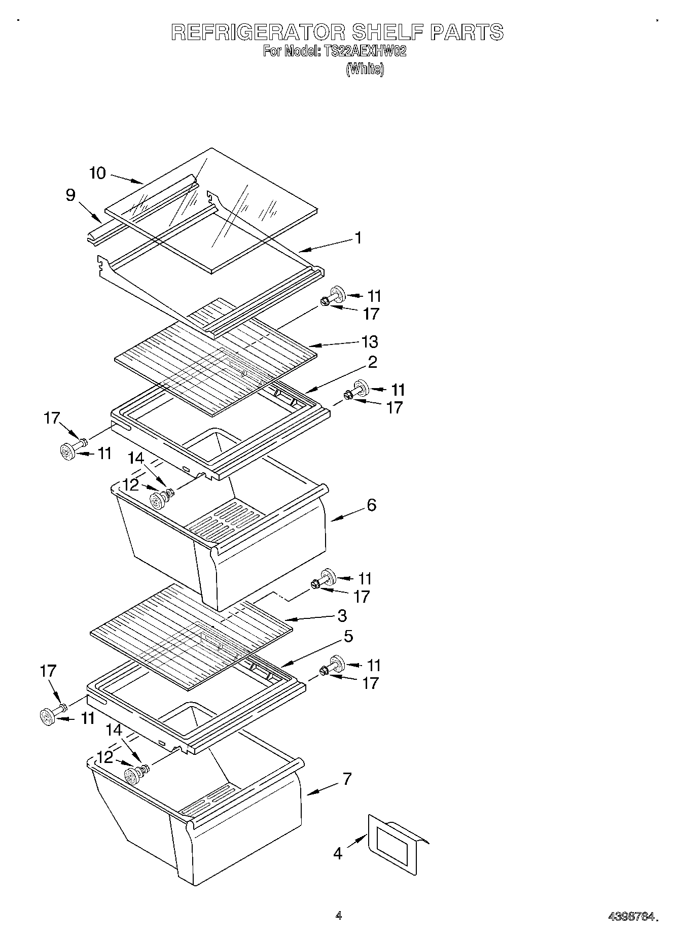 03 - REFRIGERATOR SHELF