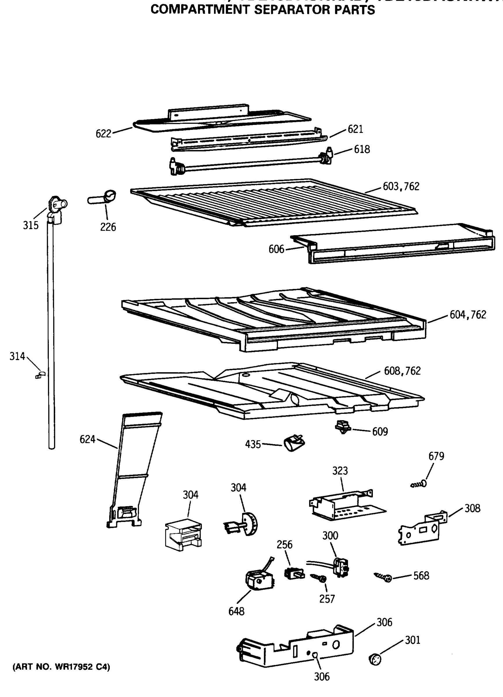 COMPARTMENT SEAPRATOR PARTS