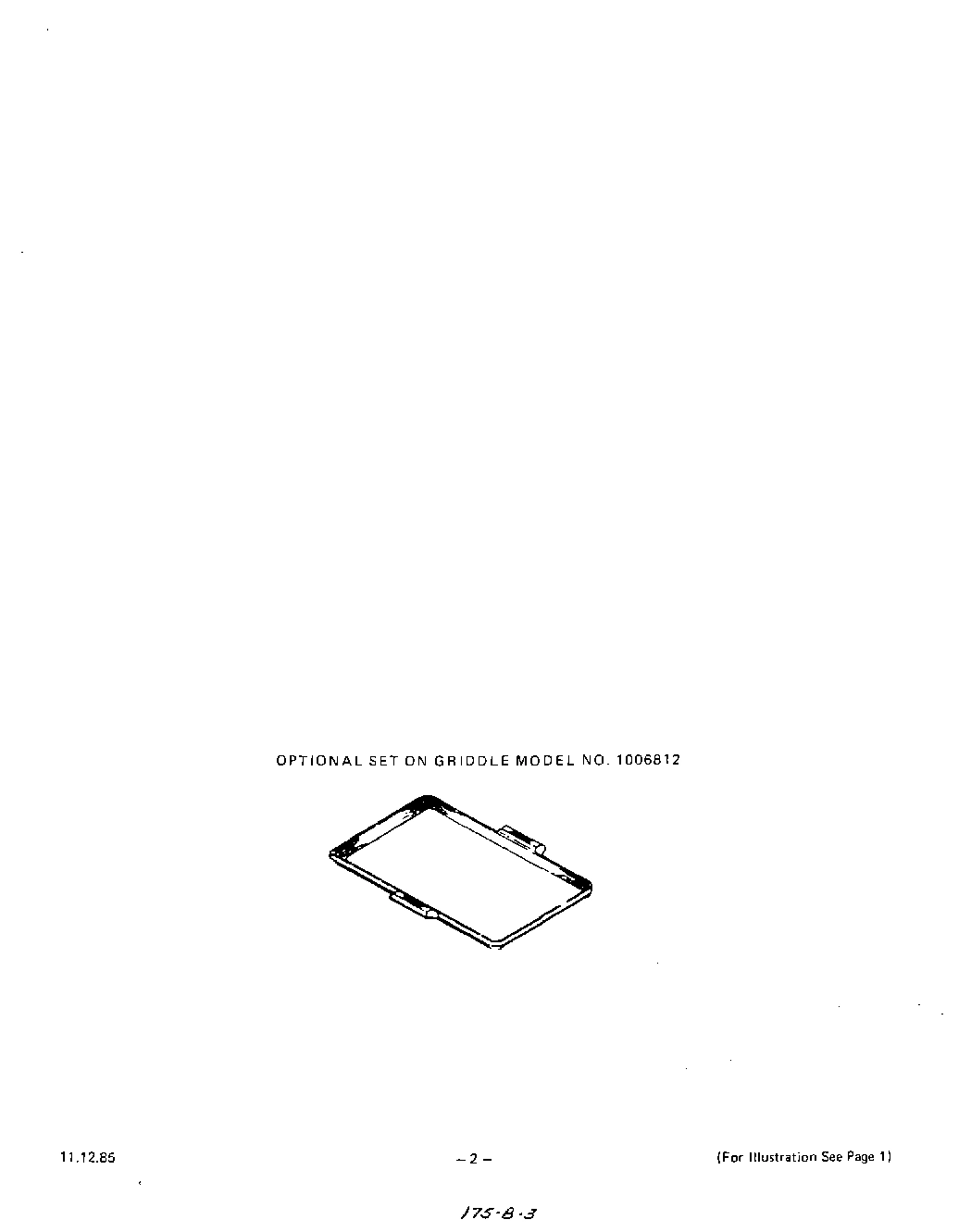 03 - LIT/OPTIONAL GRIDDLE