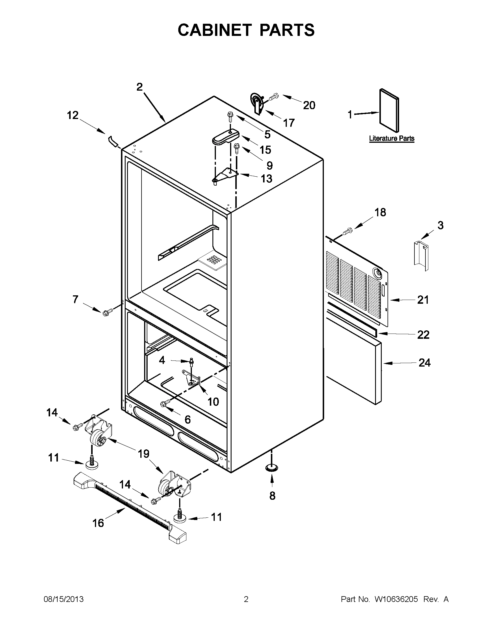 01 - CABINET PARTS