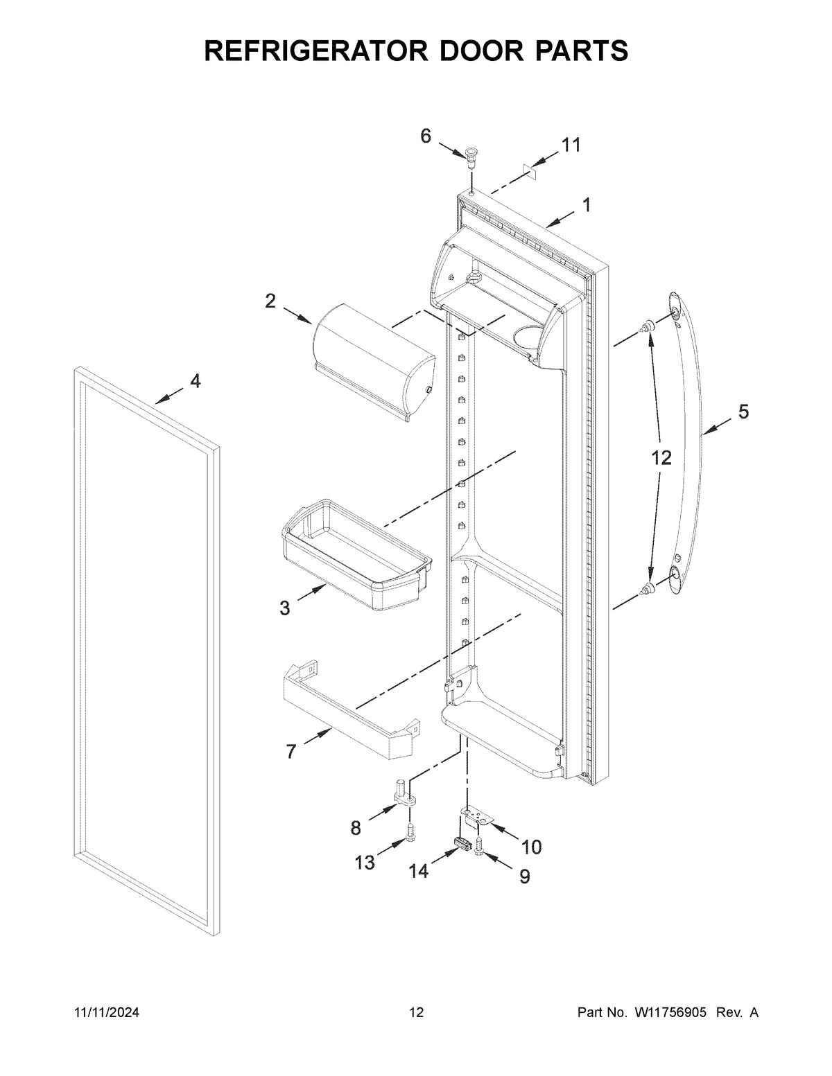 07 - REFRIGERATOR DOOR PARTS