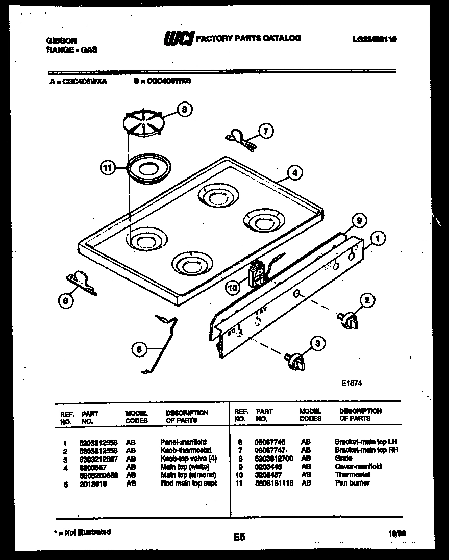 03 - COOKTOP PARTS