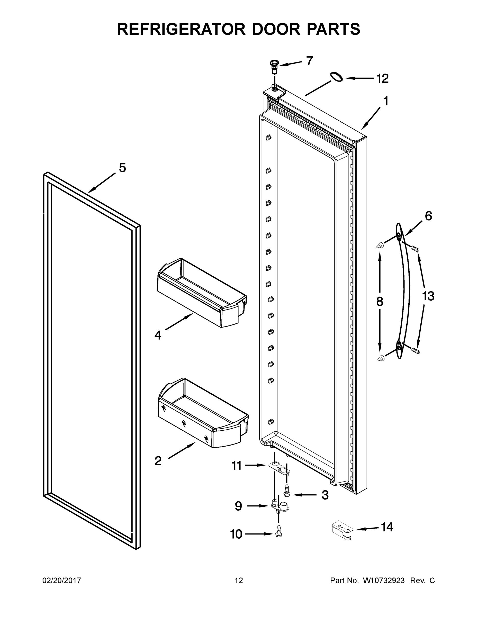 07 - REFRIGERATOR DOOR PARTS