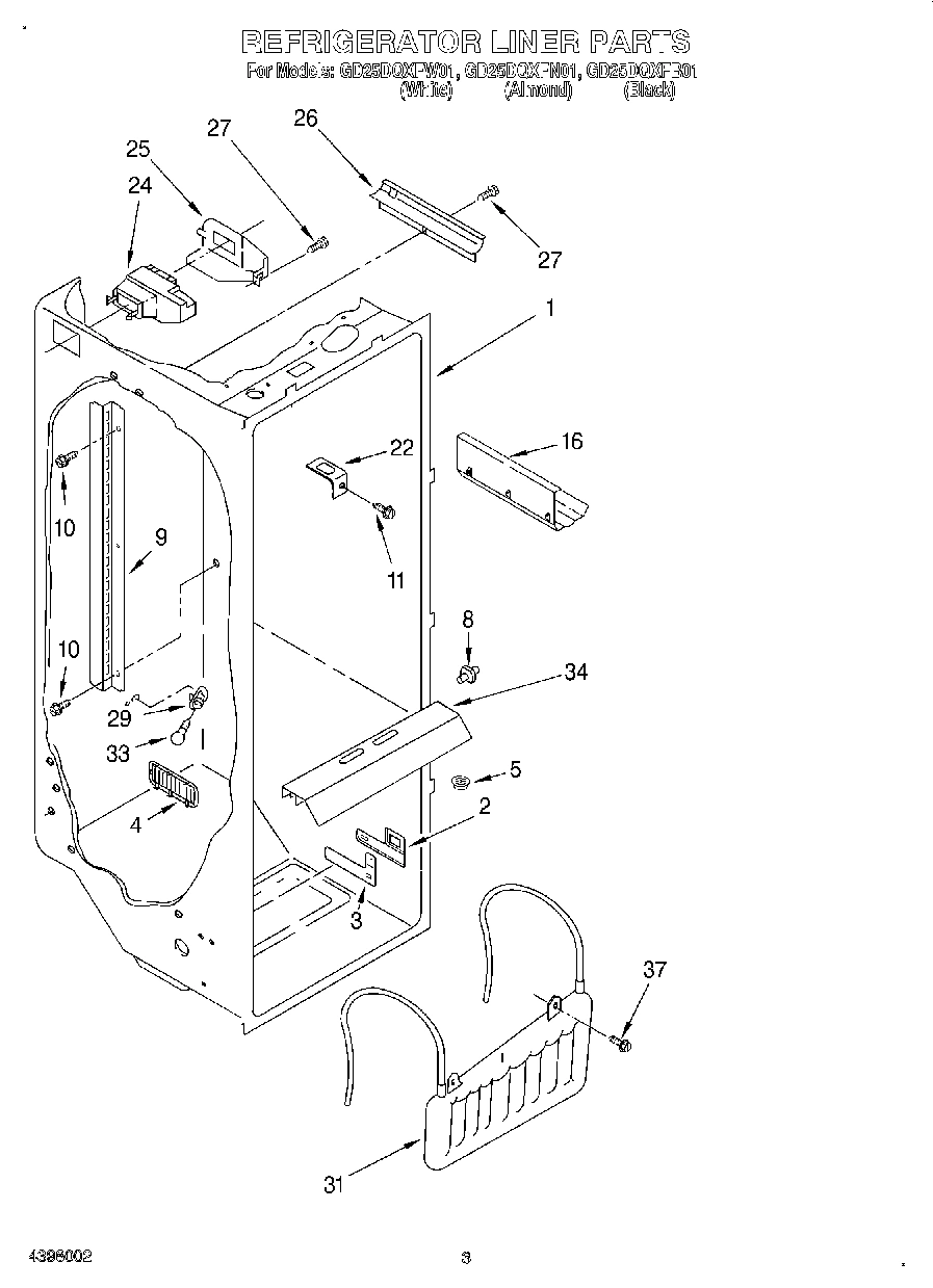 02 - REFRIGERATOR LINER