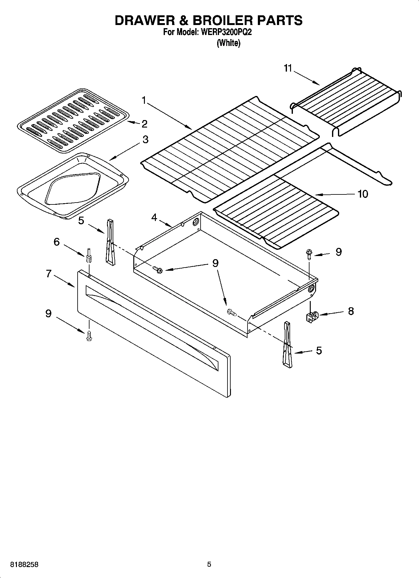 04 - DRAWER & BROILER PARTS