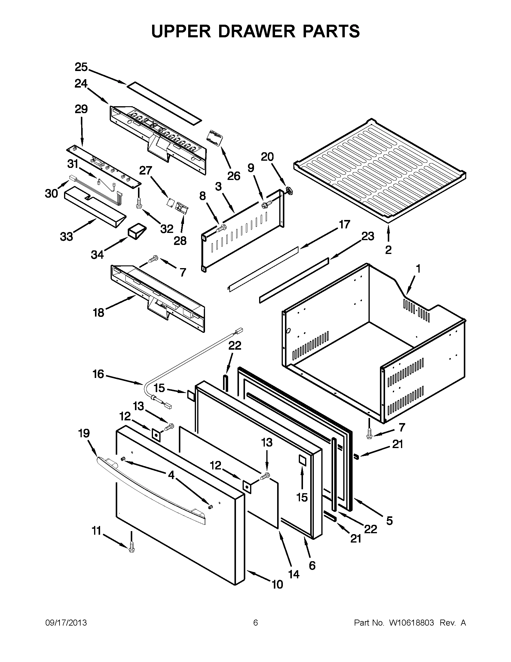 04 - UPPER DRAWER PARTS