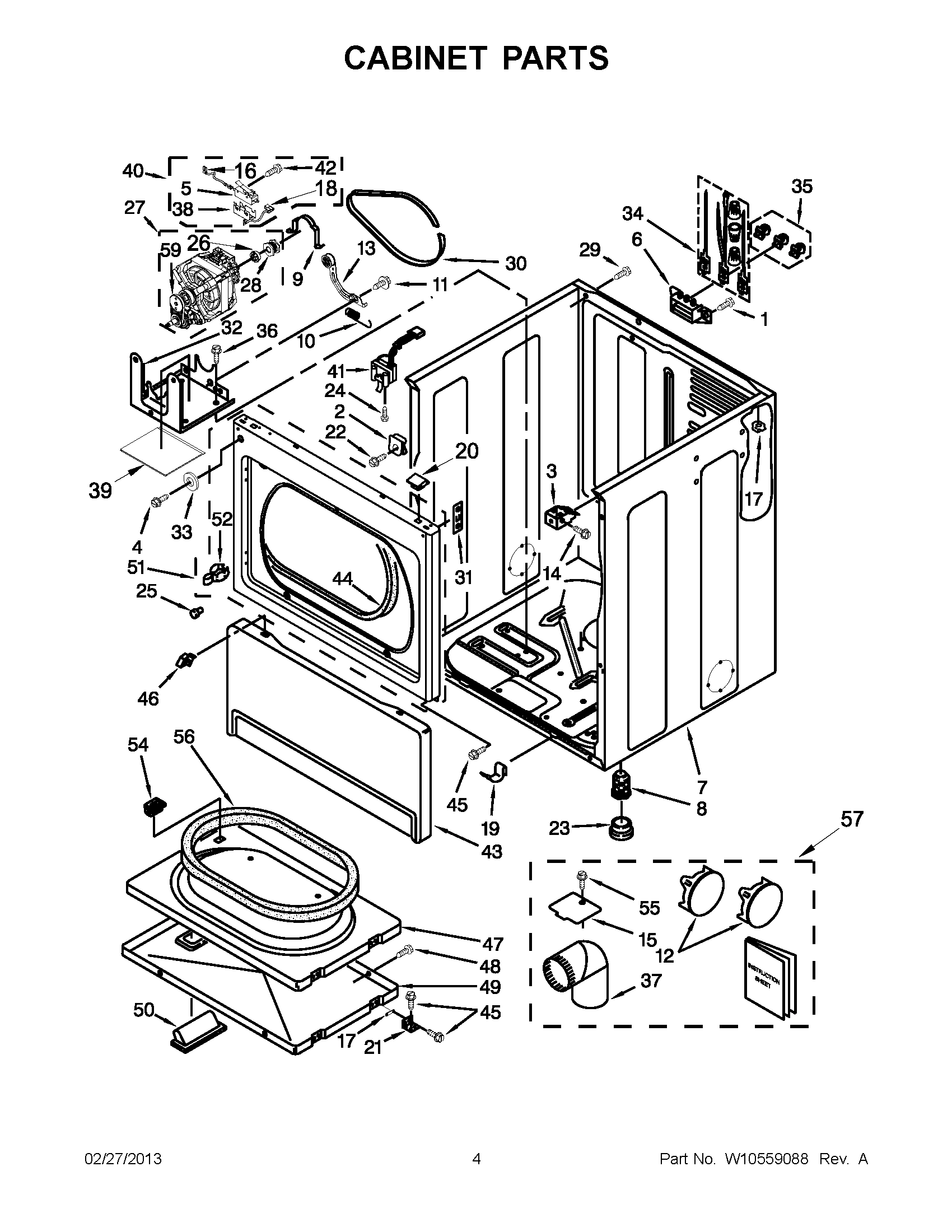02 - CABINET PARTS