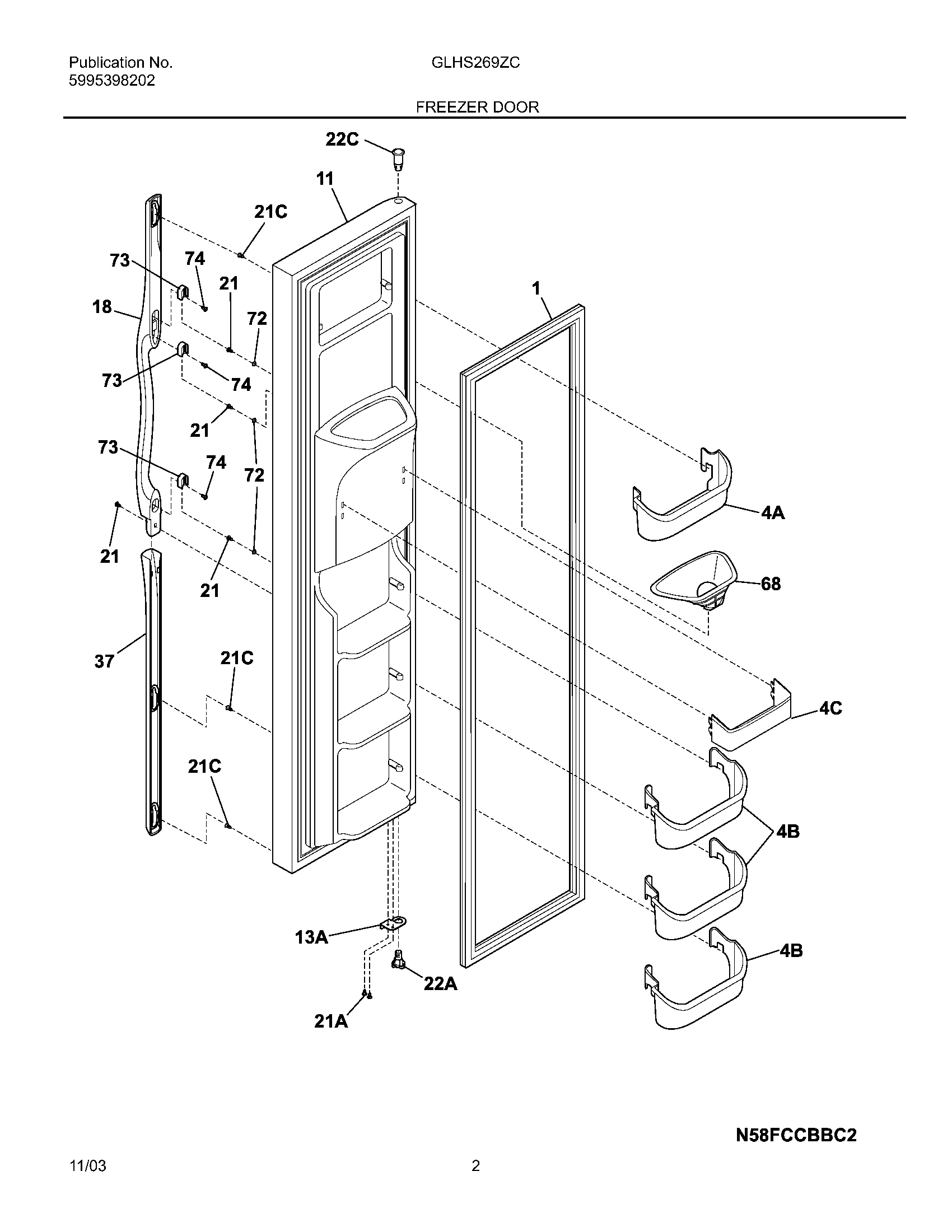 03 - FREEZER DOOR