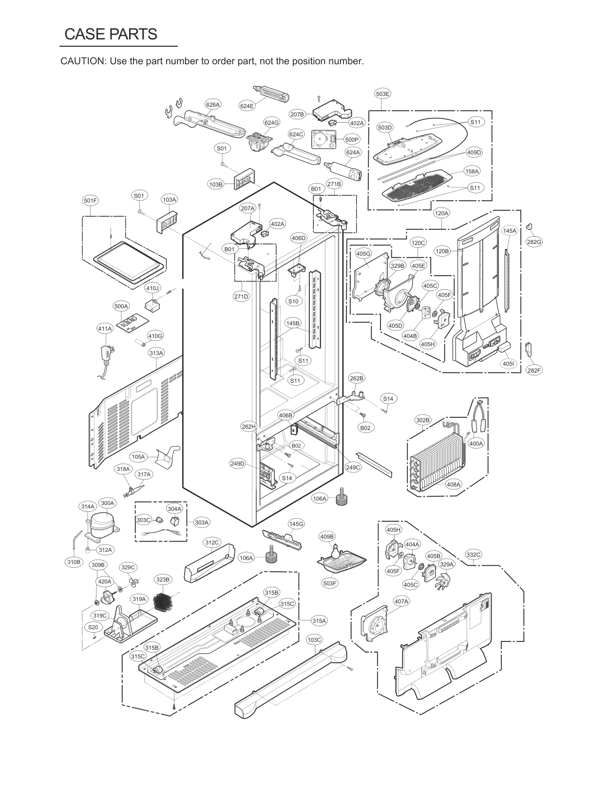 CASE PARTS