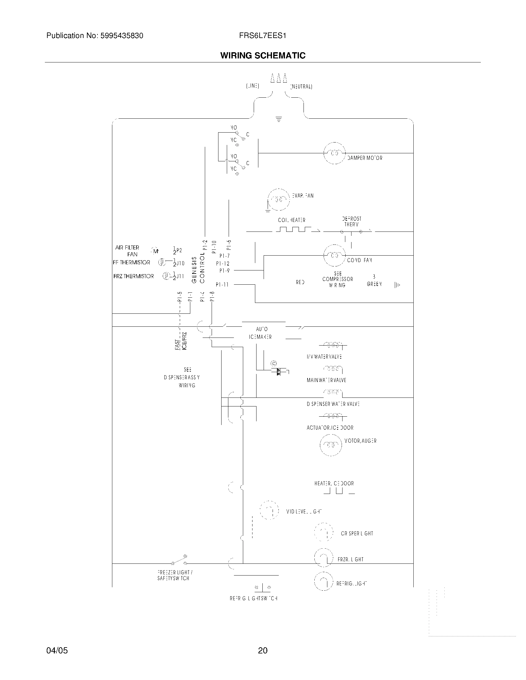20 - WIRING SCHEMATIC