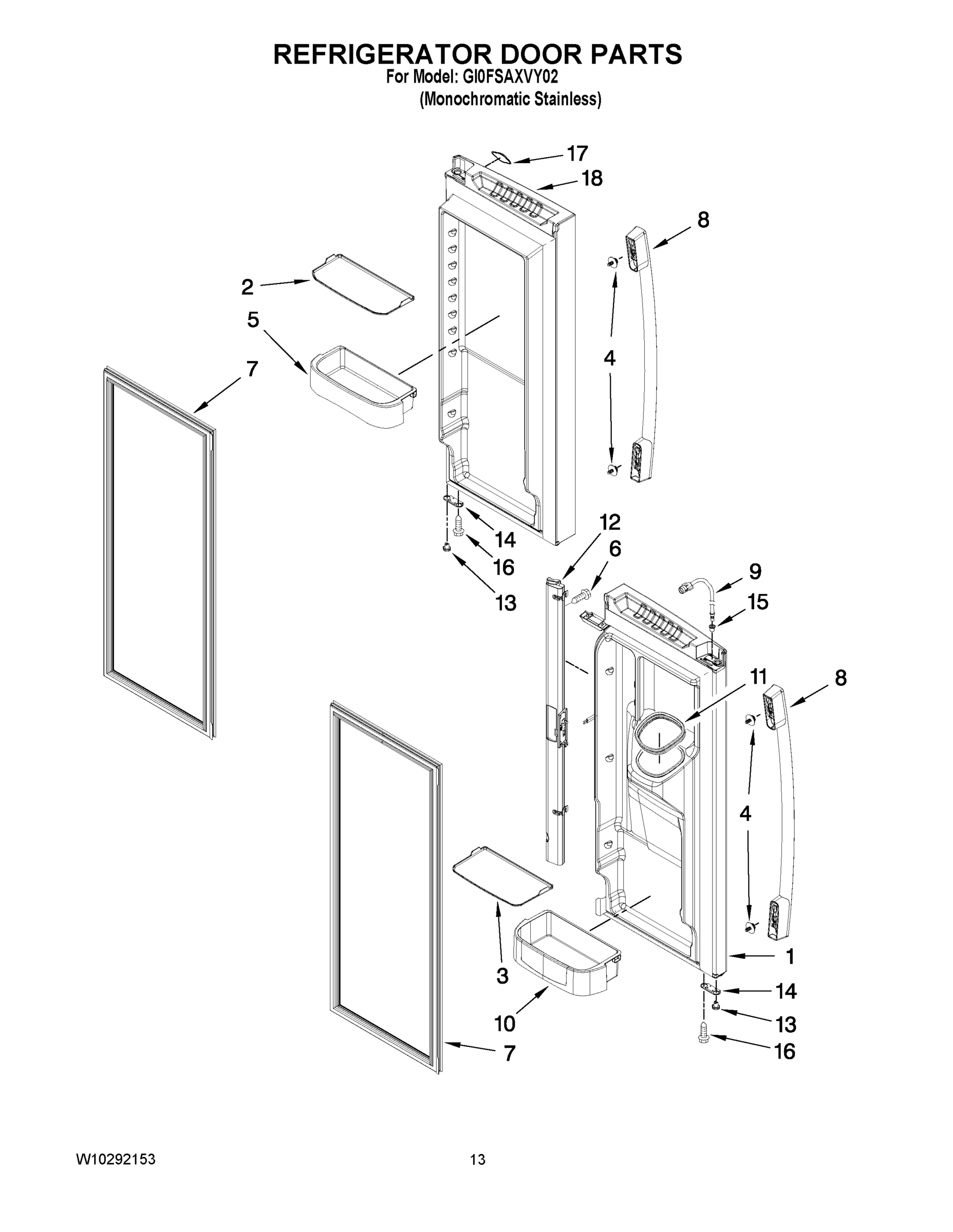 07 - REFRIGERATOR DOOR PARTS