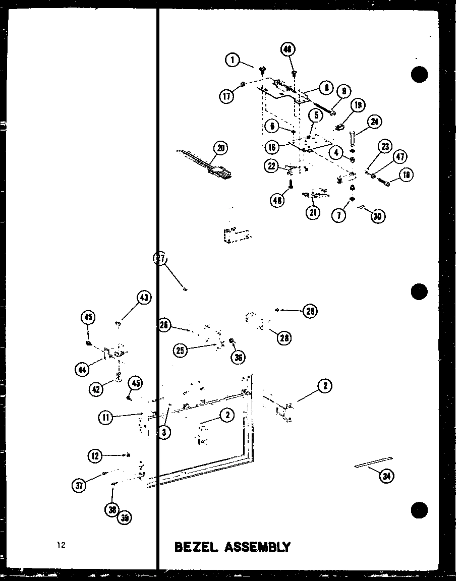 01 - BEZEL ASSY