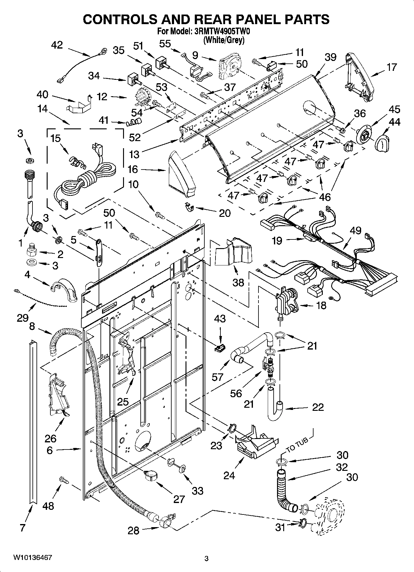 02 - CONTROLS AND REAR PANEL PARTS