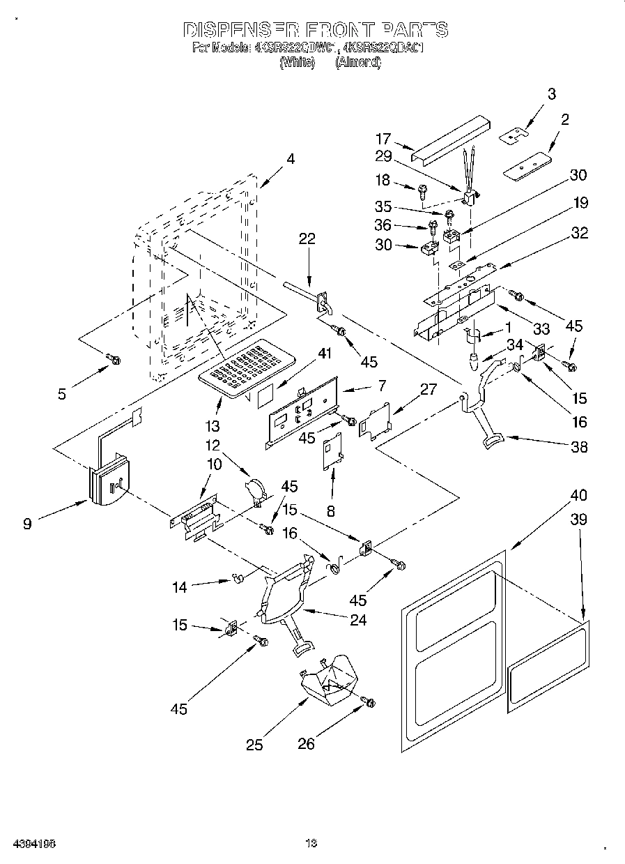 08 - DISPENSER FRONT