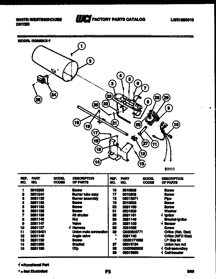 05 - BURNER, IGNITER AND VALVE