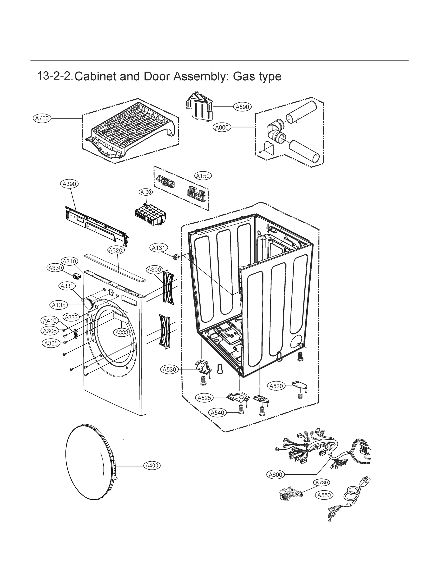 CABINET AND DOOR ASSEMBLY