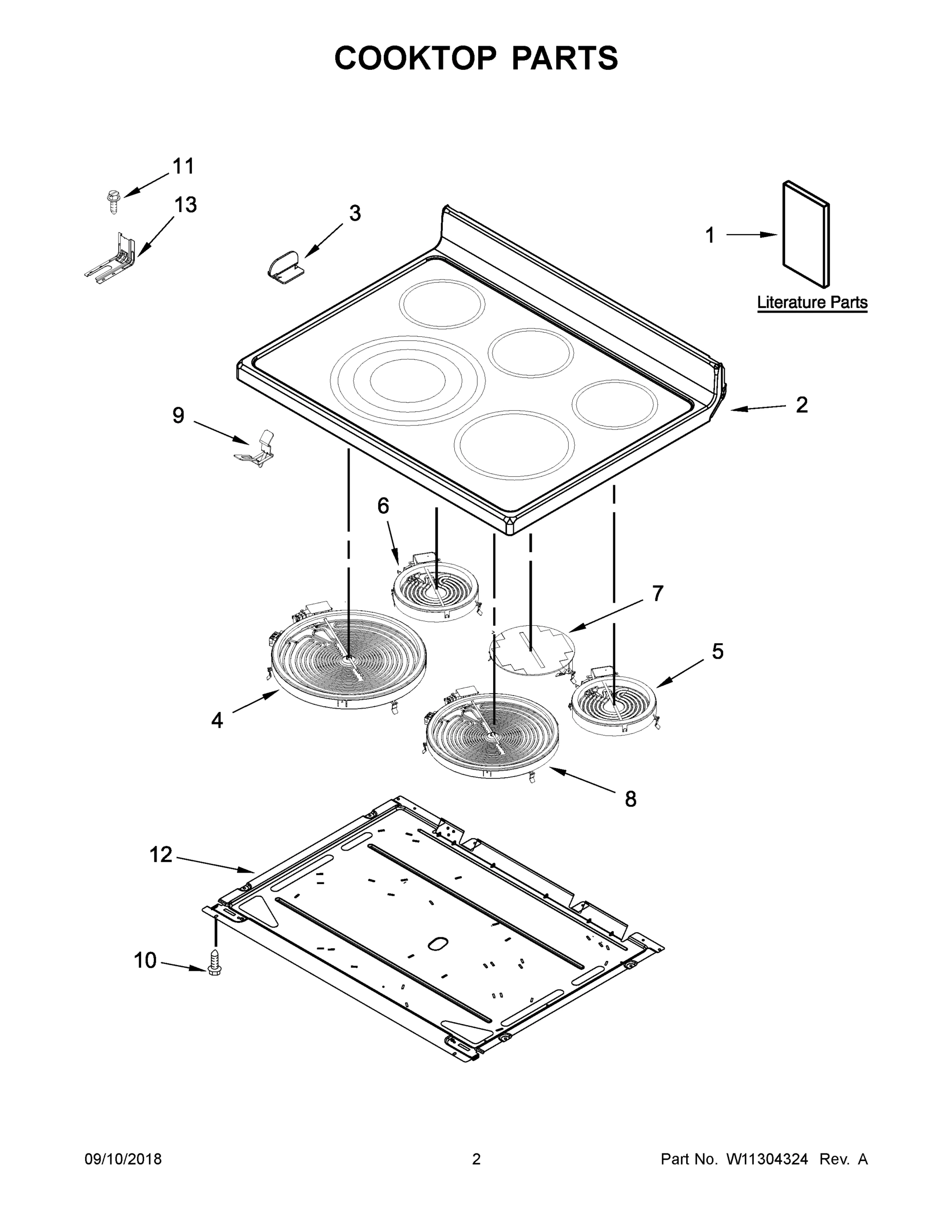 02 - COOKTOP PARTS