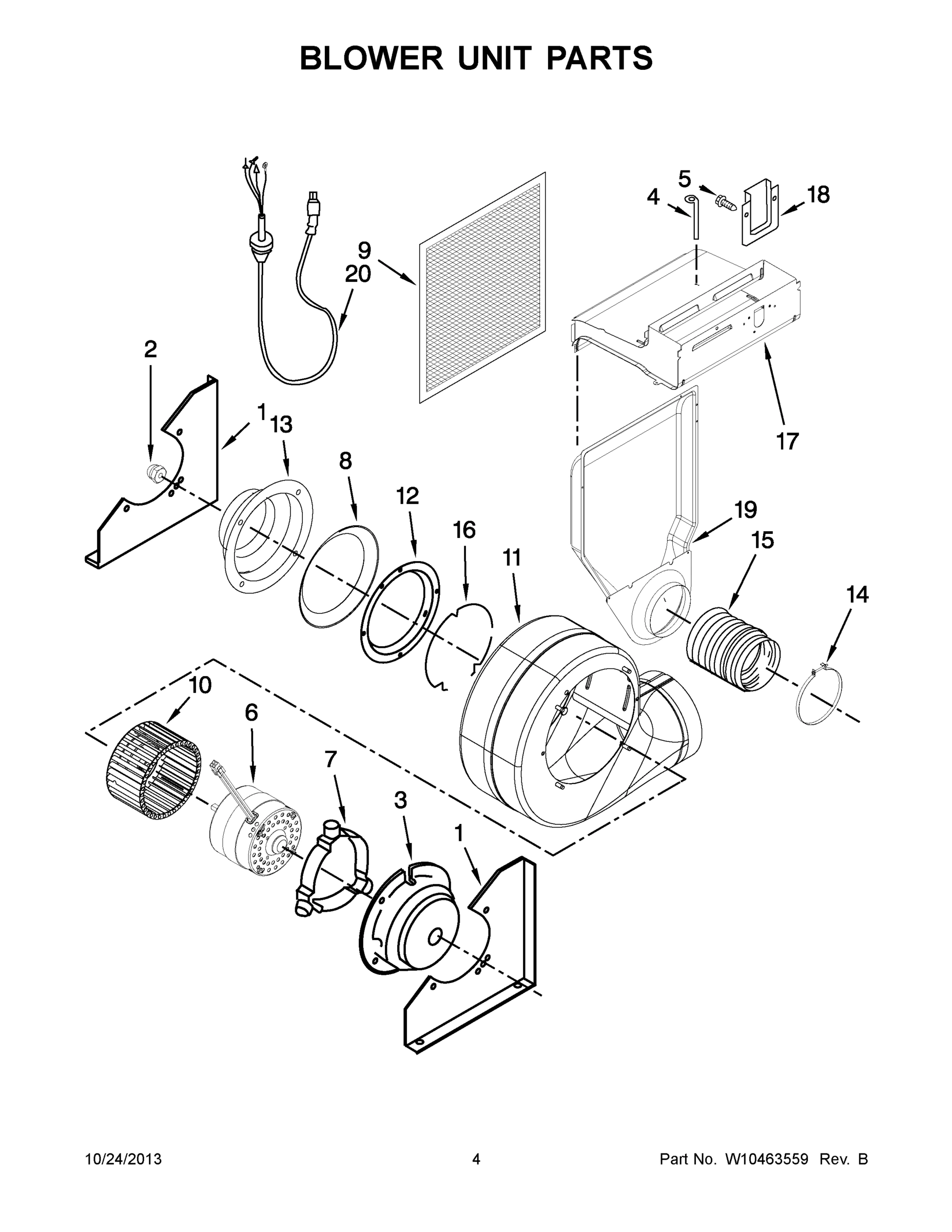 03 - BLOWER UNIT PARTS