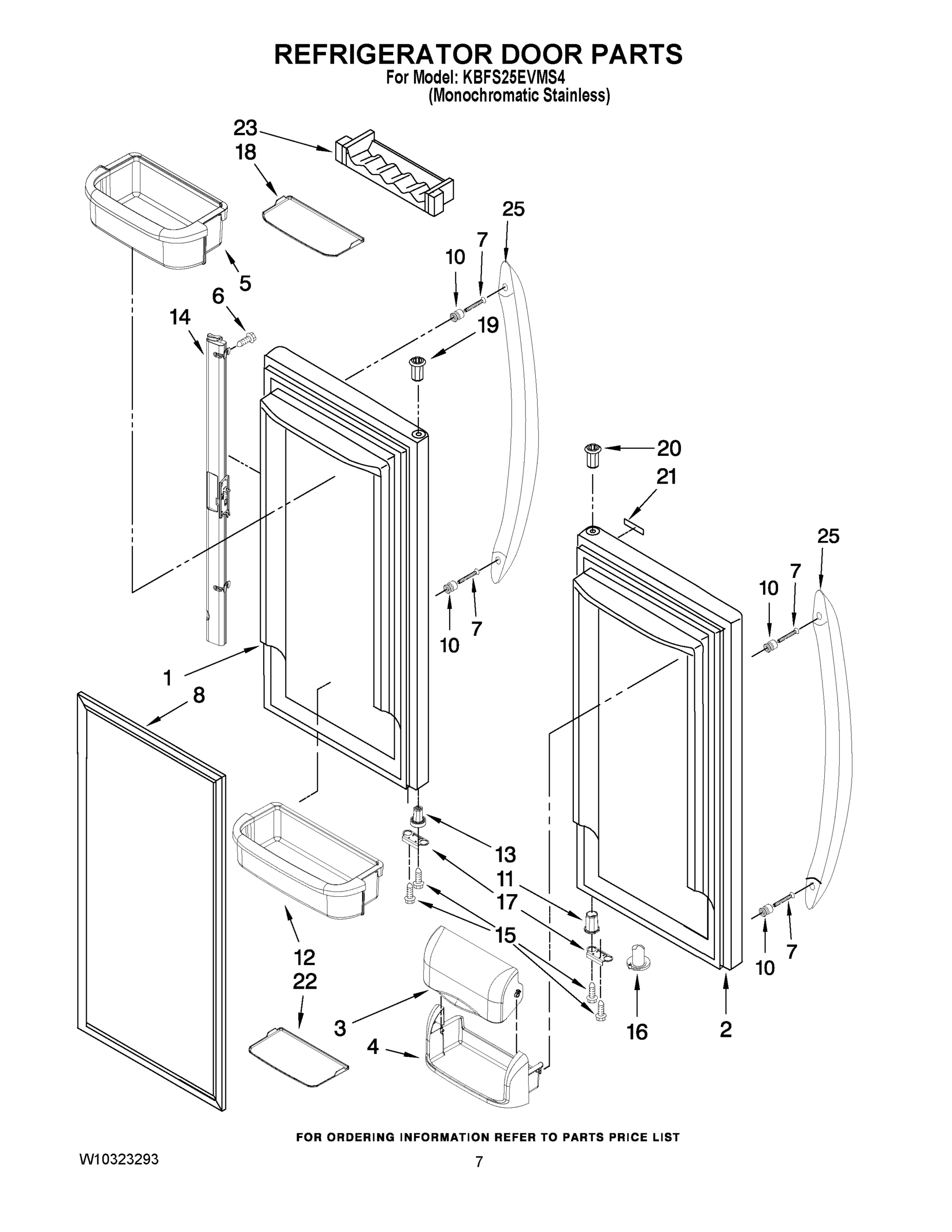 04 - REFRIGERATOR DOOR PARTS