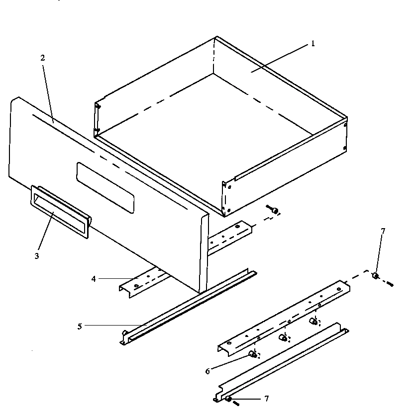 03 - FIXED PANEL & STORAGE DRAWER ASSY