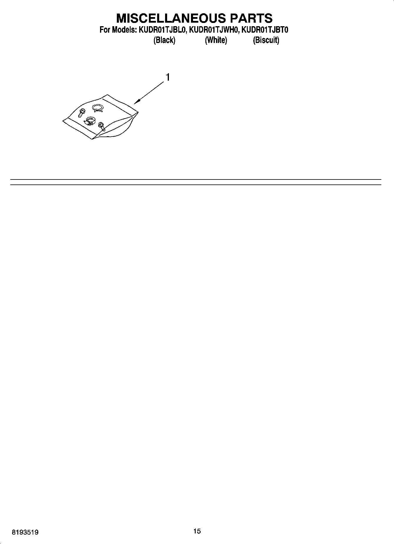 12 - MISCELLANEOUS PARTS OPTIONAL PARTS (NOT INCLUDED)