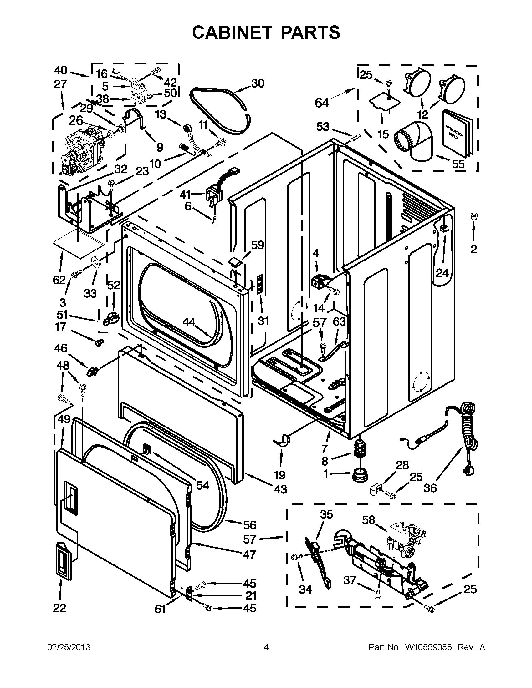 02 - CABINET PARTS