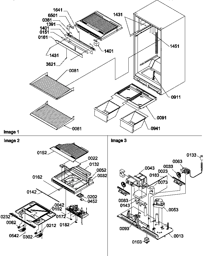 06 - INTERIOR CABINET/DRAIN BLOCK & CTRL ASSY