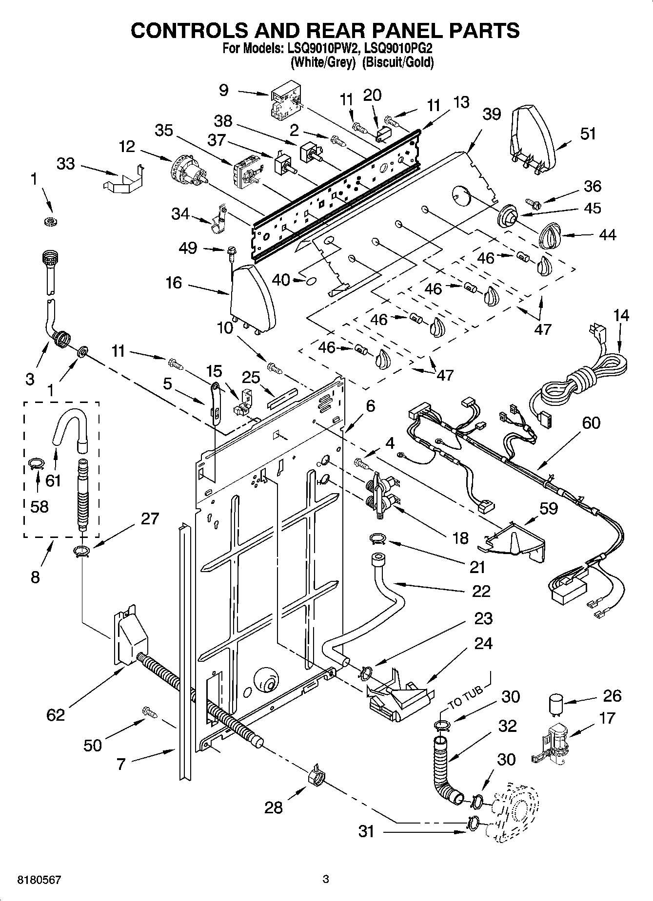 02 - CONTROLS AND REAR PANEL PARTS