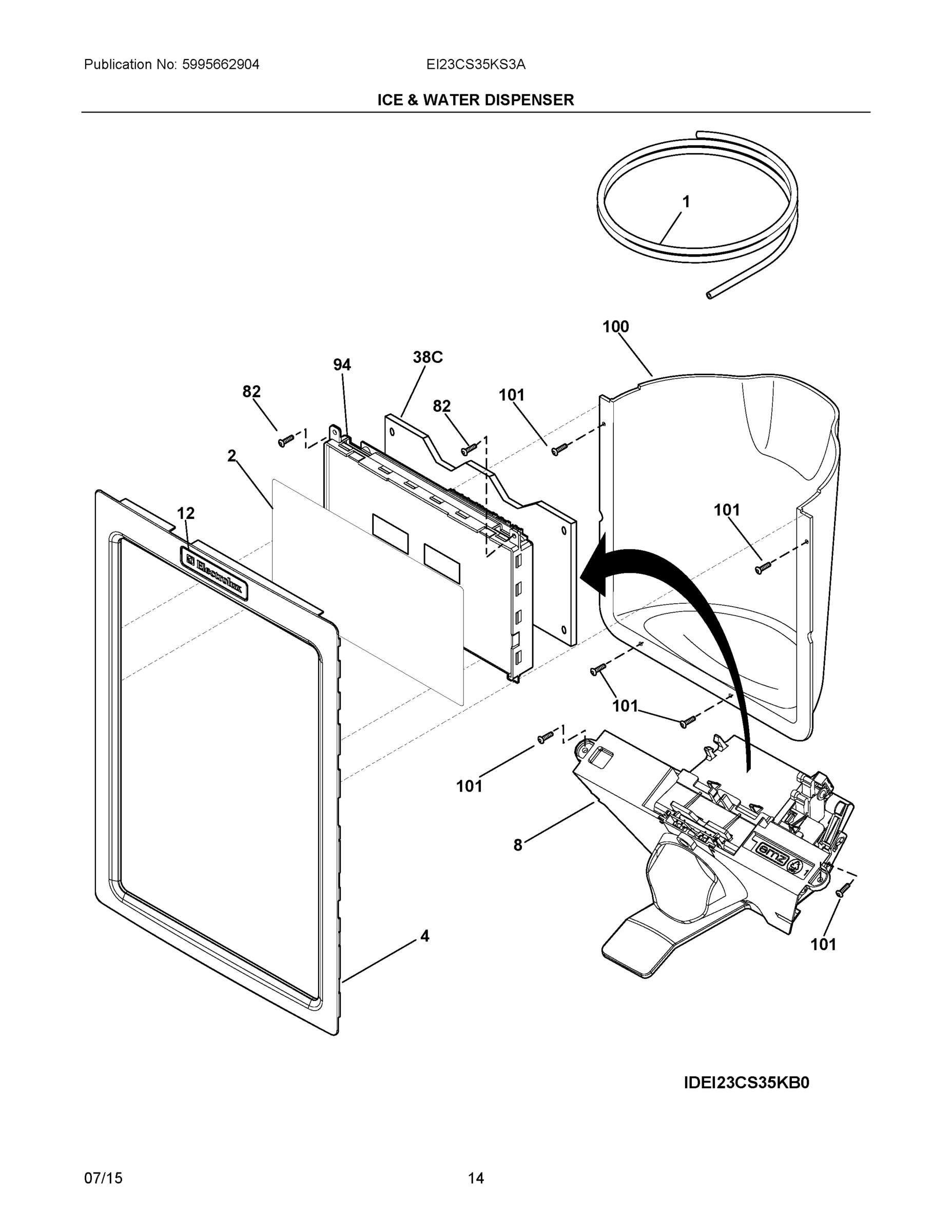 08 - ICE & WATER DISPENSER