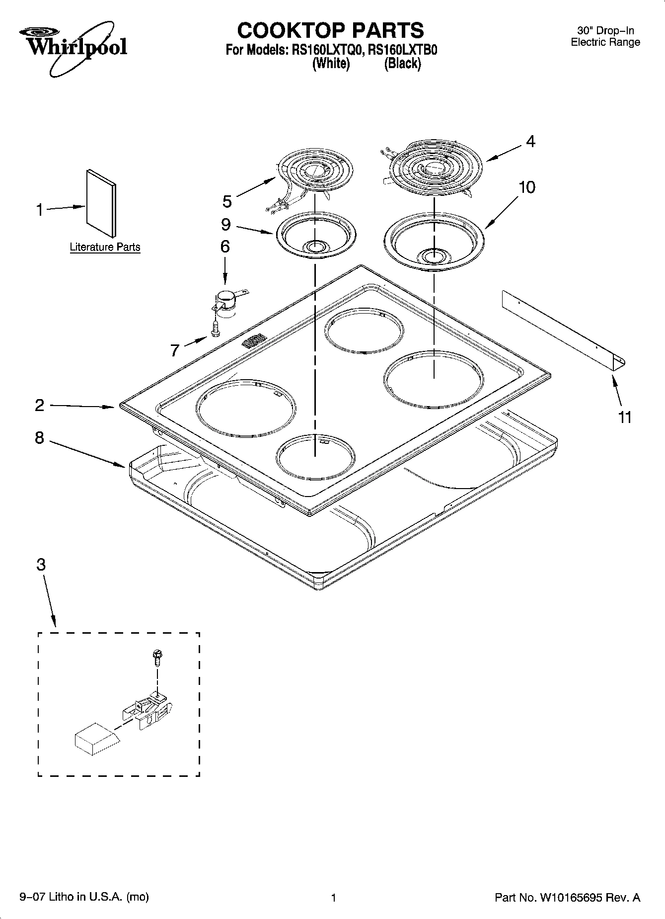01 - COOKTOP PARTS