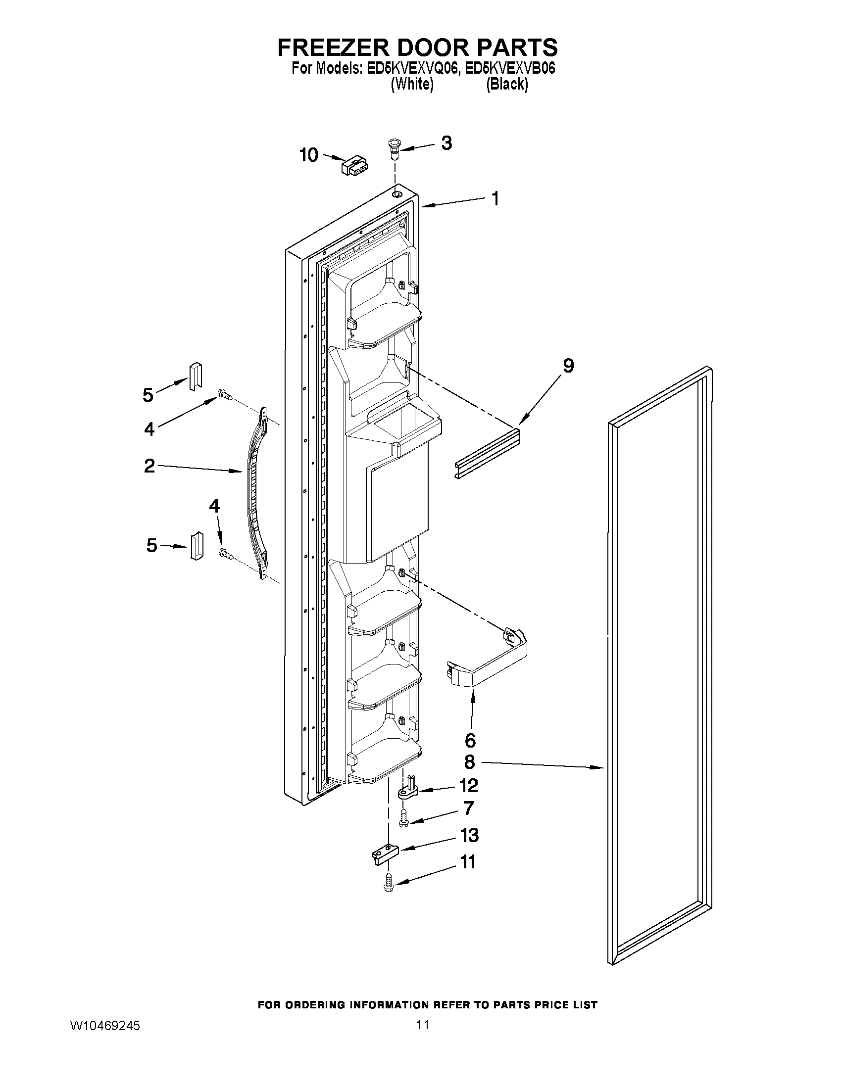 07 - FREEZER DOOR PARTS