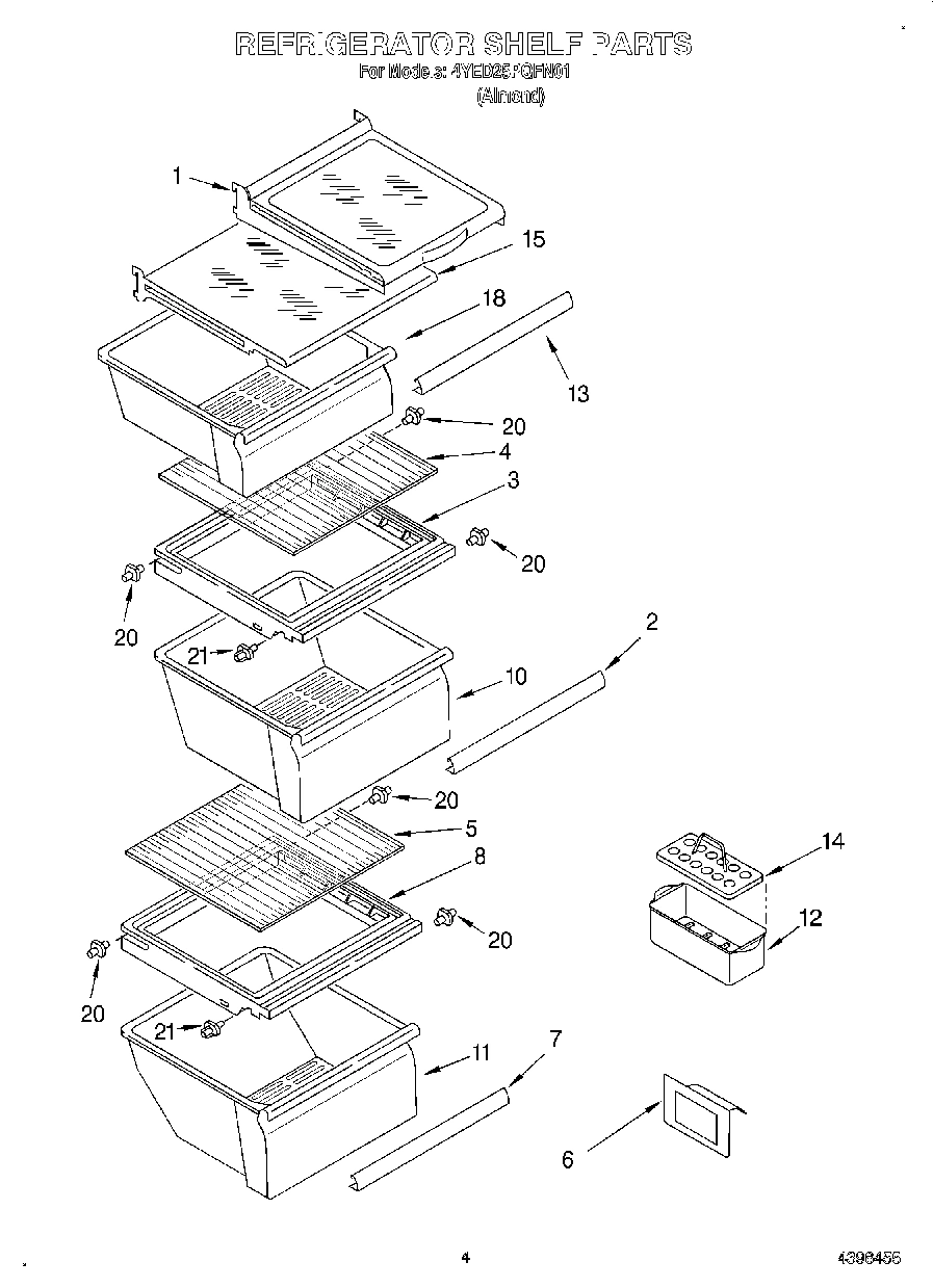 03 - REFRIGERATOR SHELF