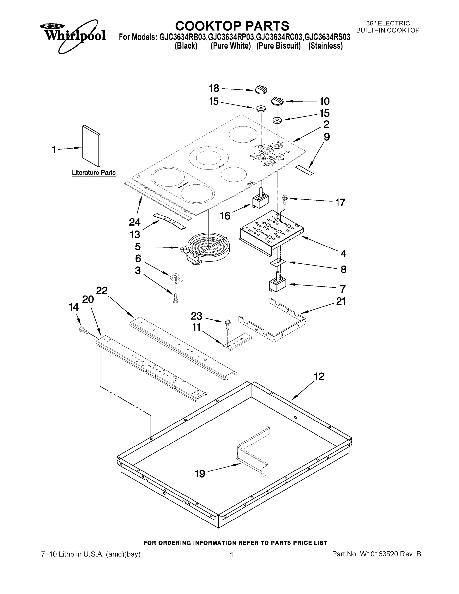 01 - COOKTOP PARTS