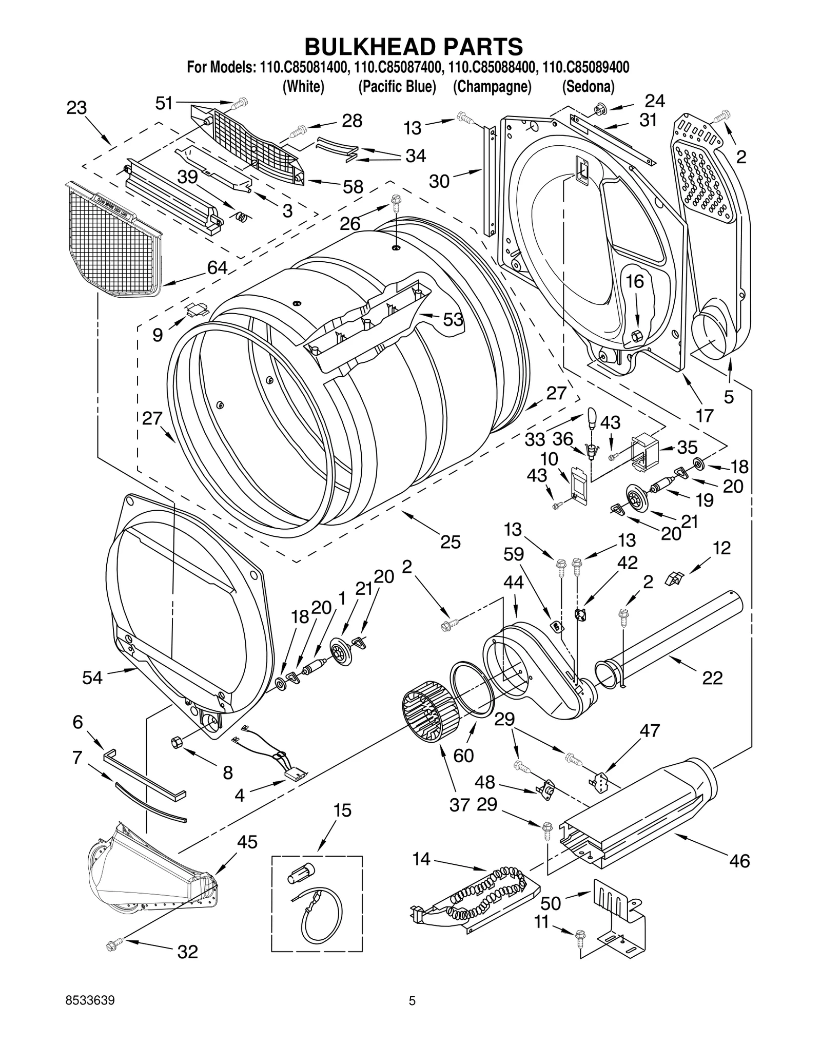 BULKHEAD PARTS