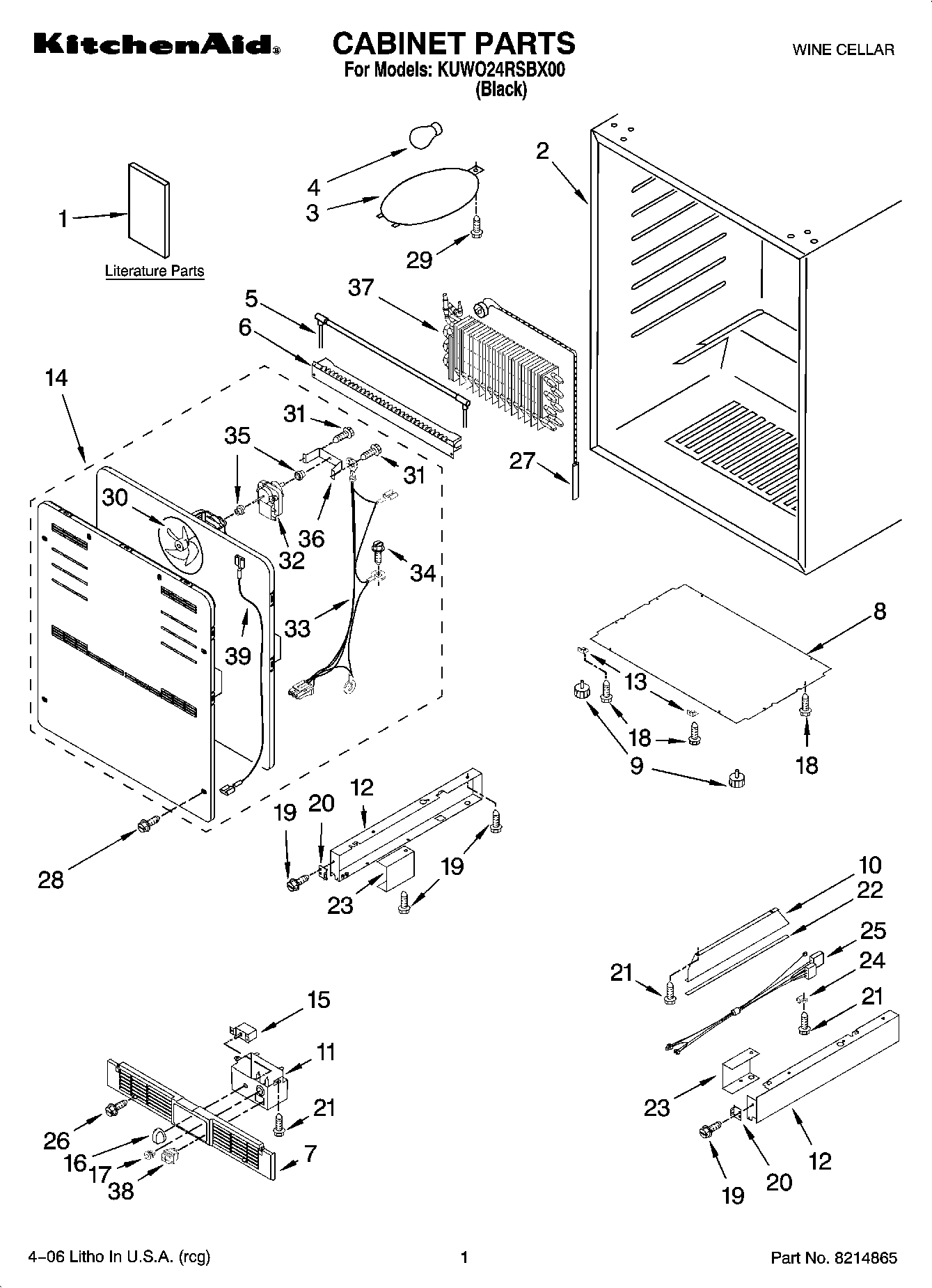 01 - CABINET PARTS