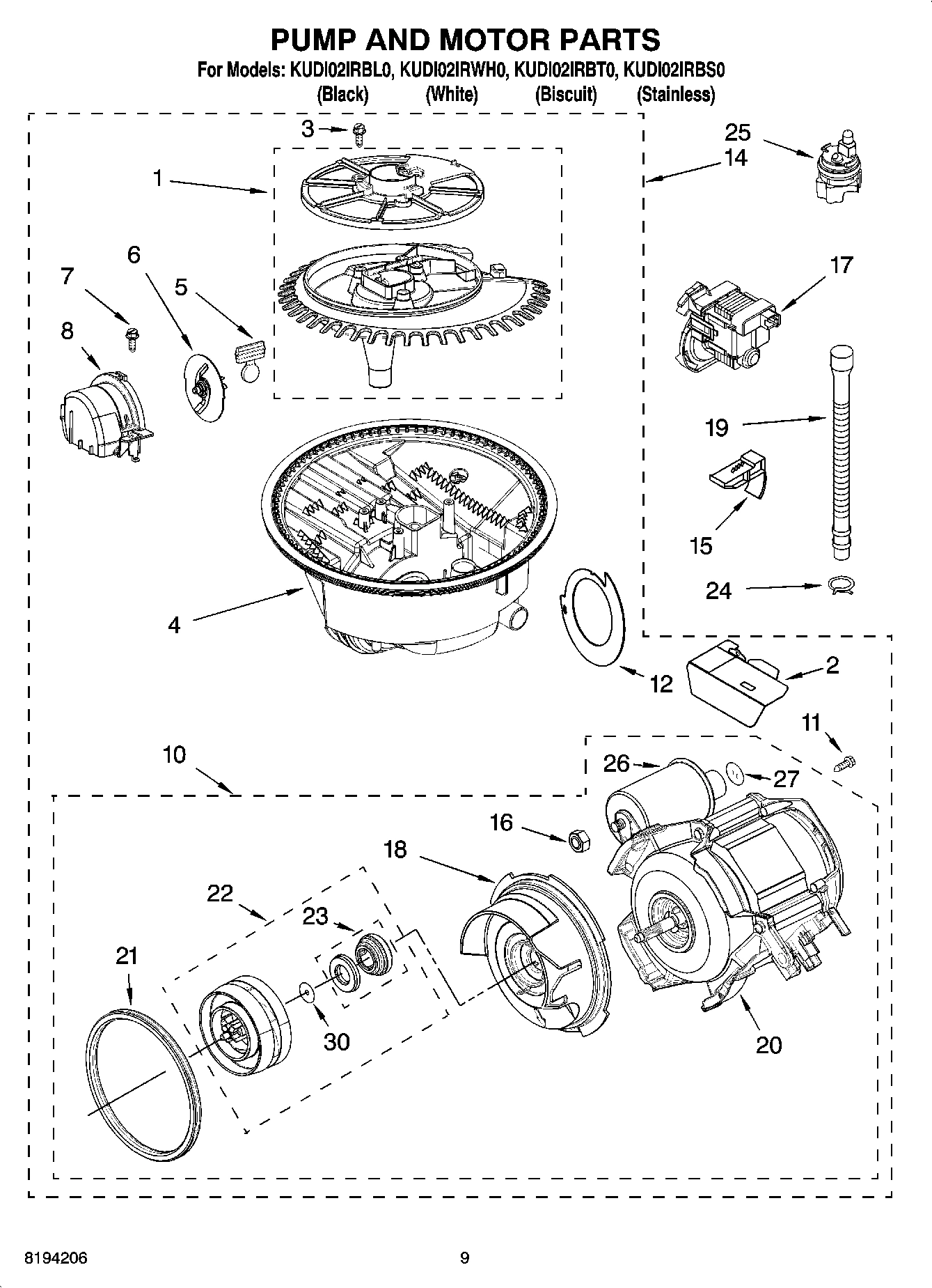 08 - PUMP AND MOTOR PARTS