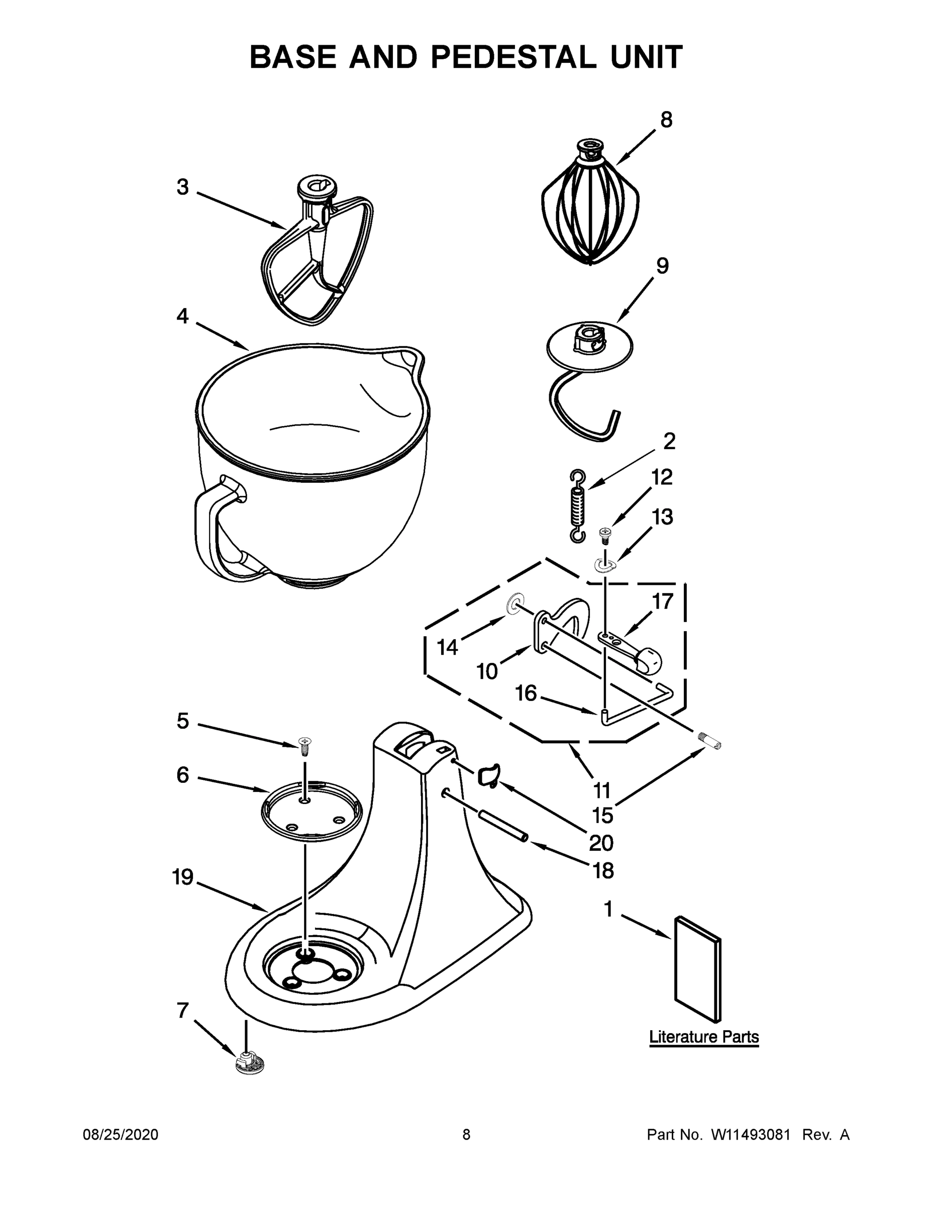 05 - BASE AND PEDESTAL UNIT