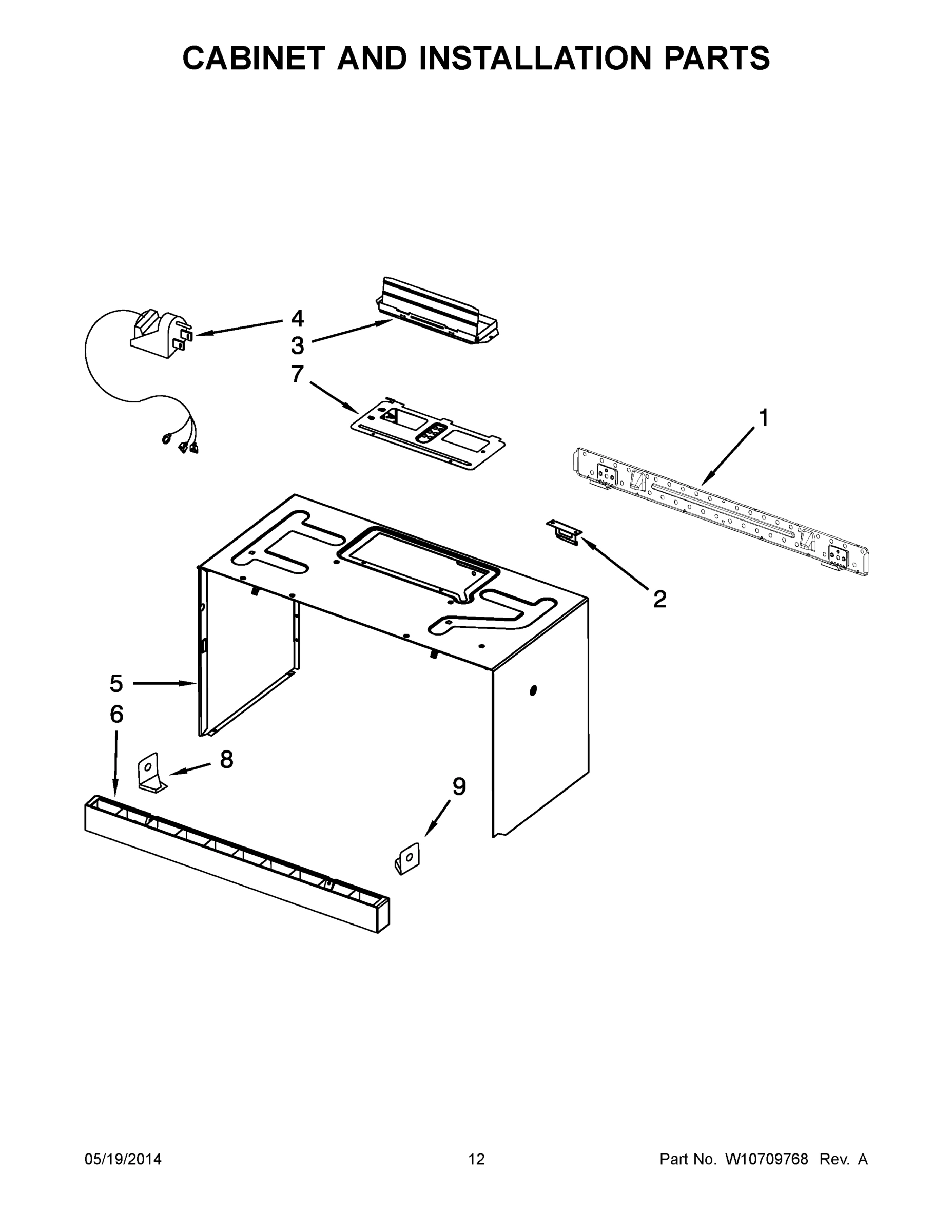 07 - CABINET AND INSTALLATION PARTS