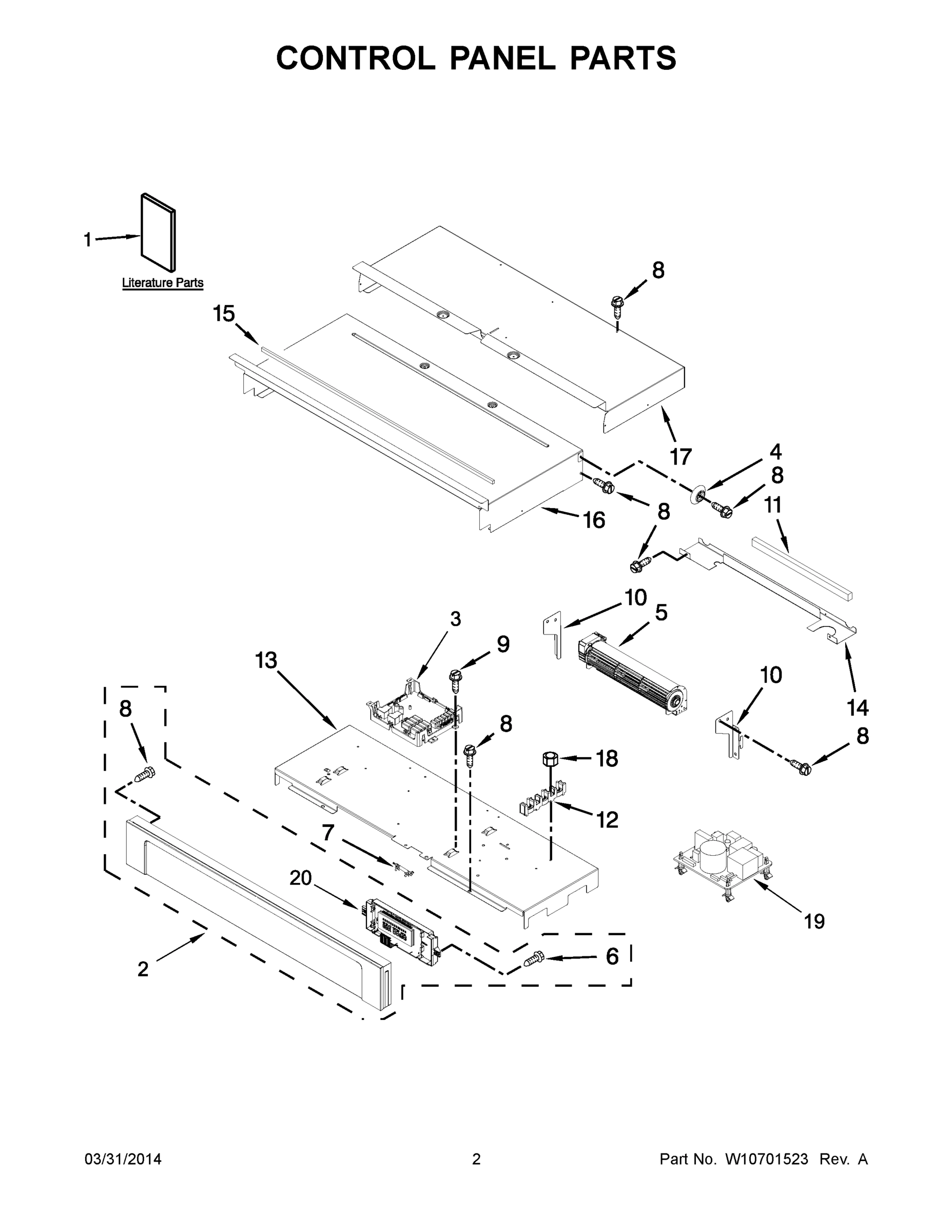 02 - CONTROL PANEL PARTS