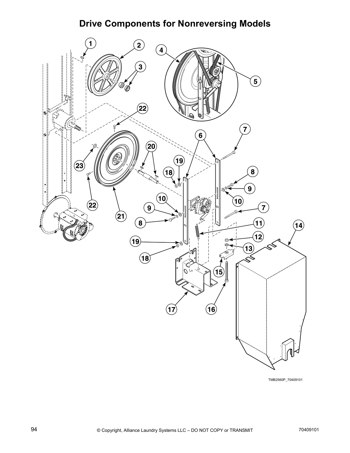 Drive Components for Nonreversing Models