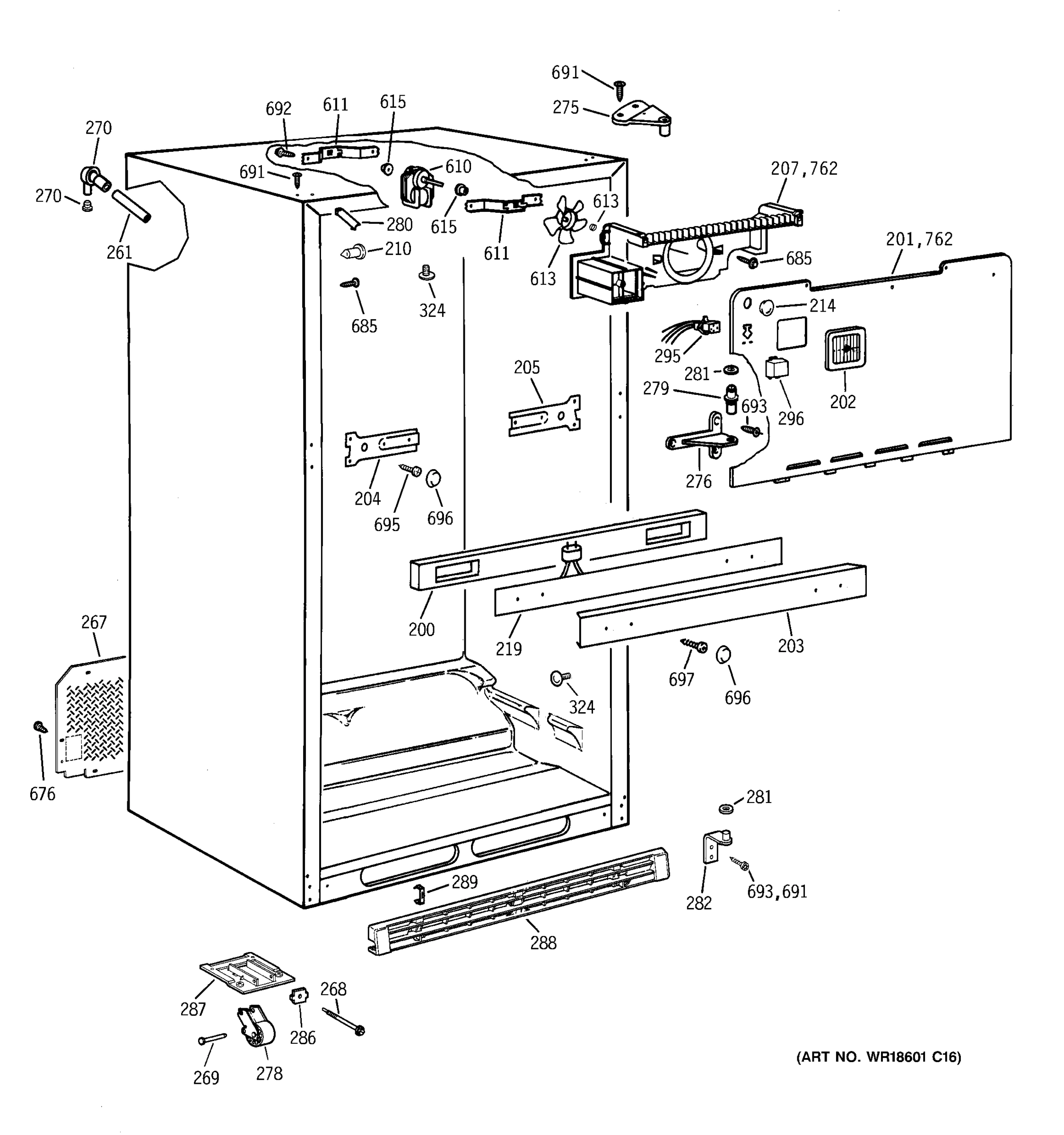 CABINET PARTS
