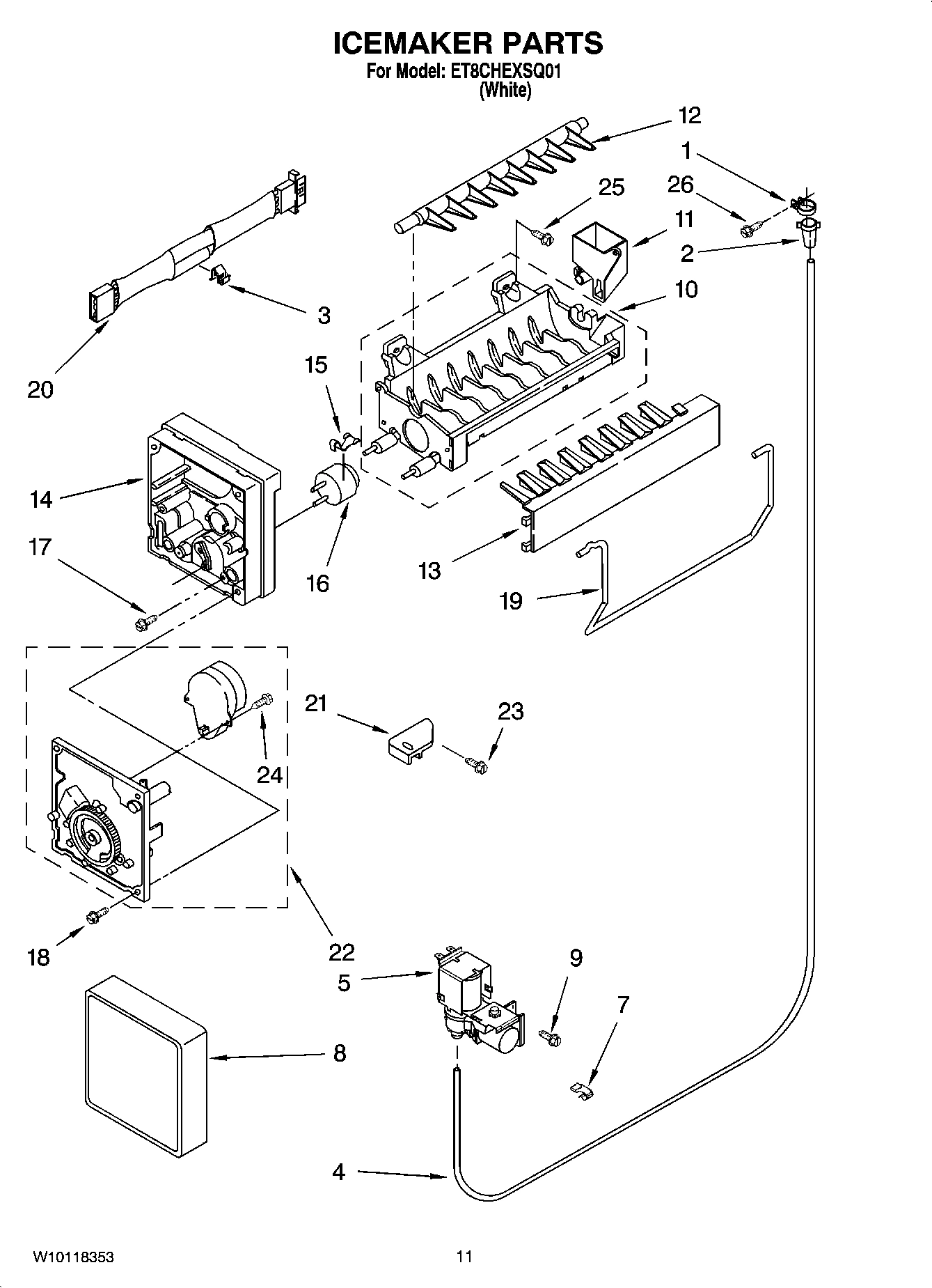 06 - ICEMAKER PARTS, OPTIONAL PARTS
