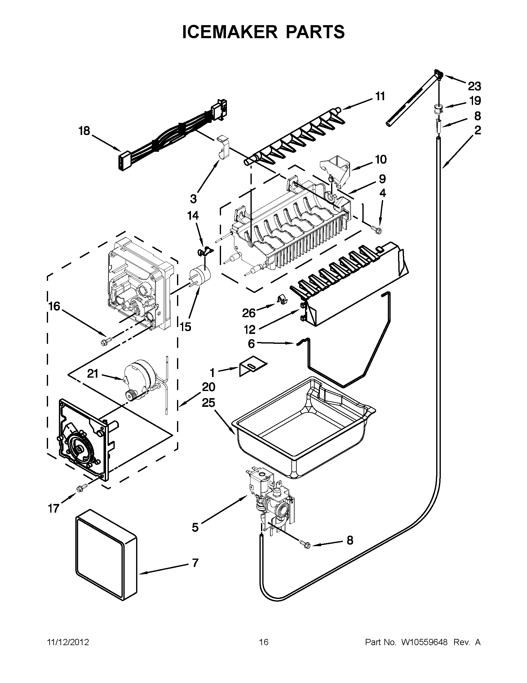 08 - ICEMAKER PARTS