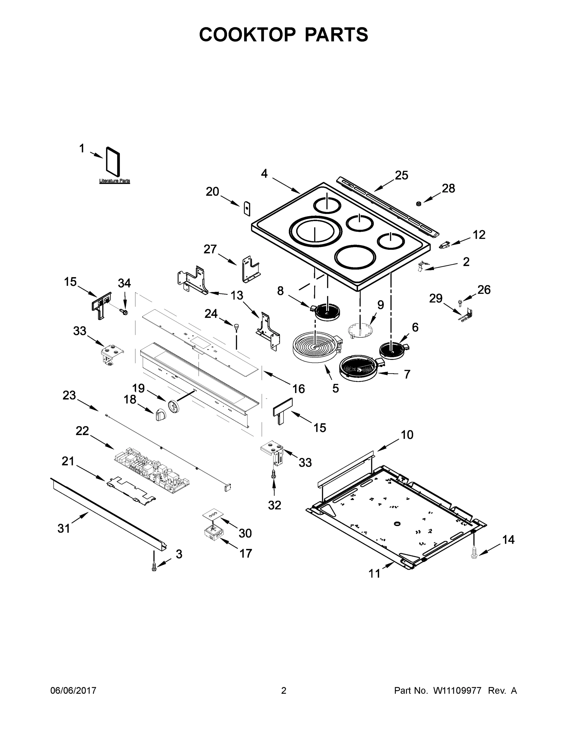 02 - COOKTOP PARTS