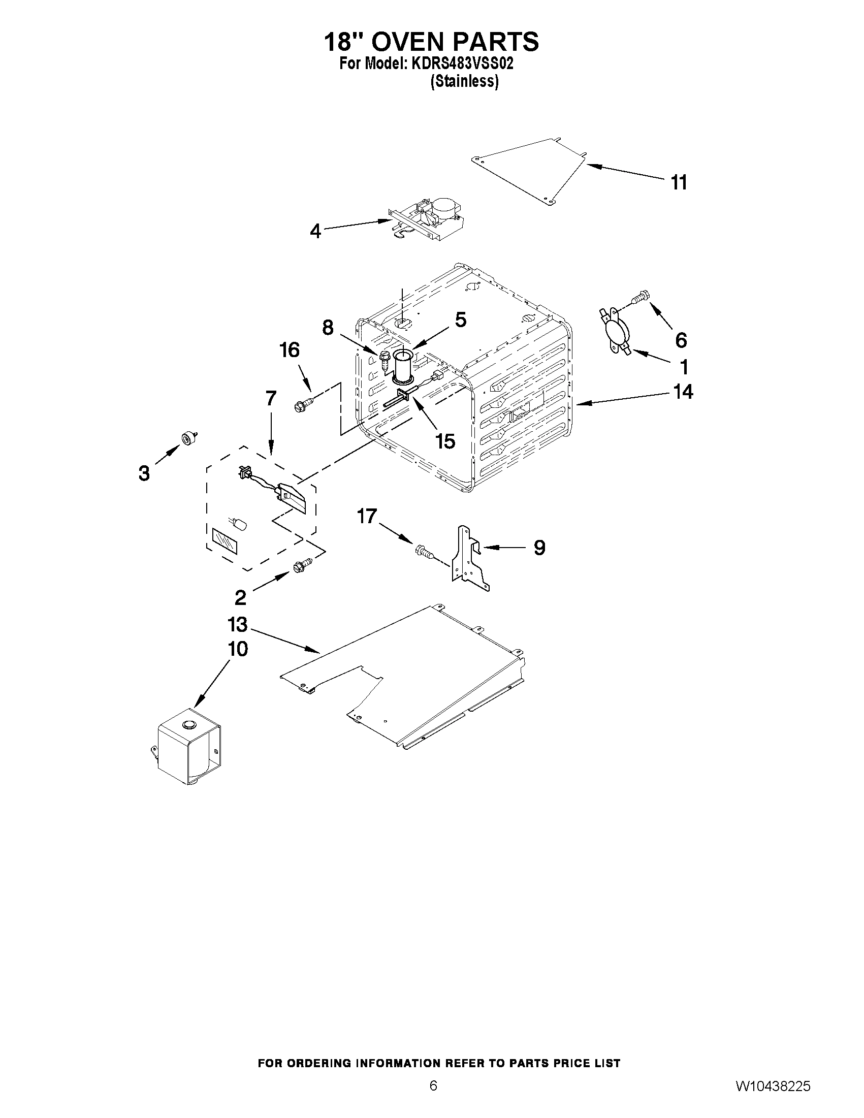 04 - 18`` OVEN PARTS