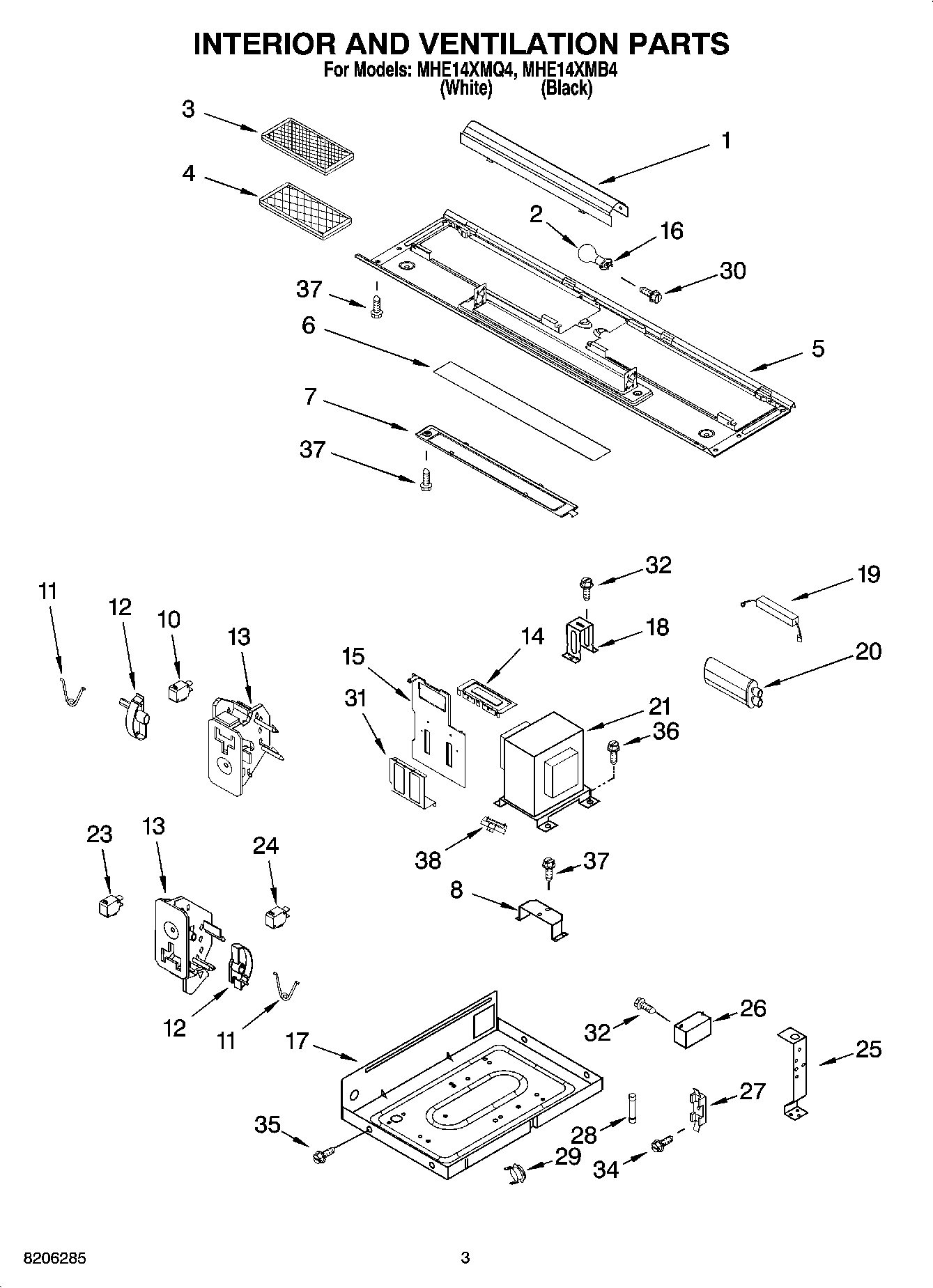 03 - INTERIOR AND VENTILATION PARTS