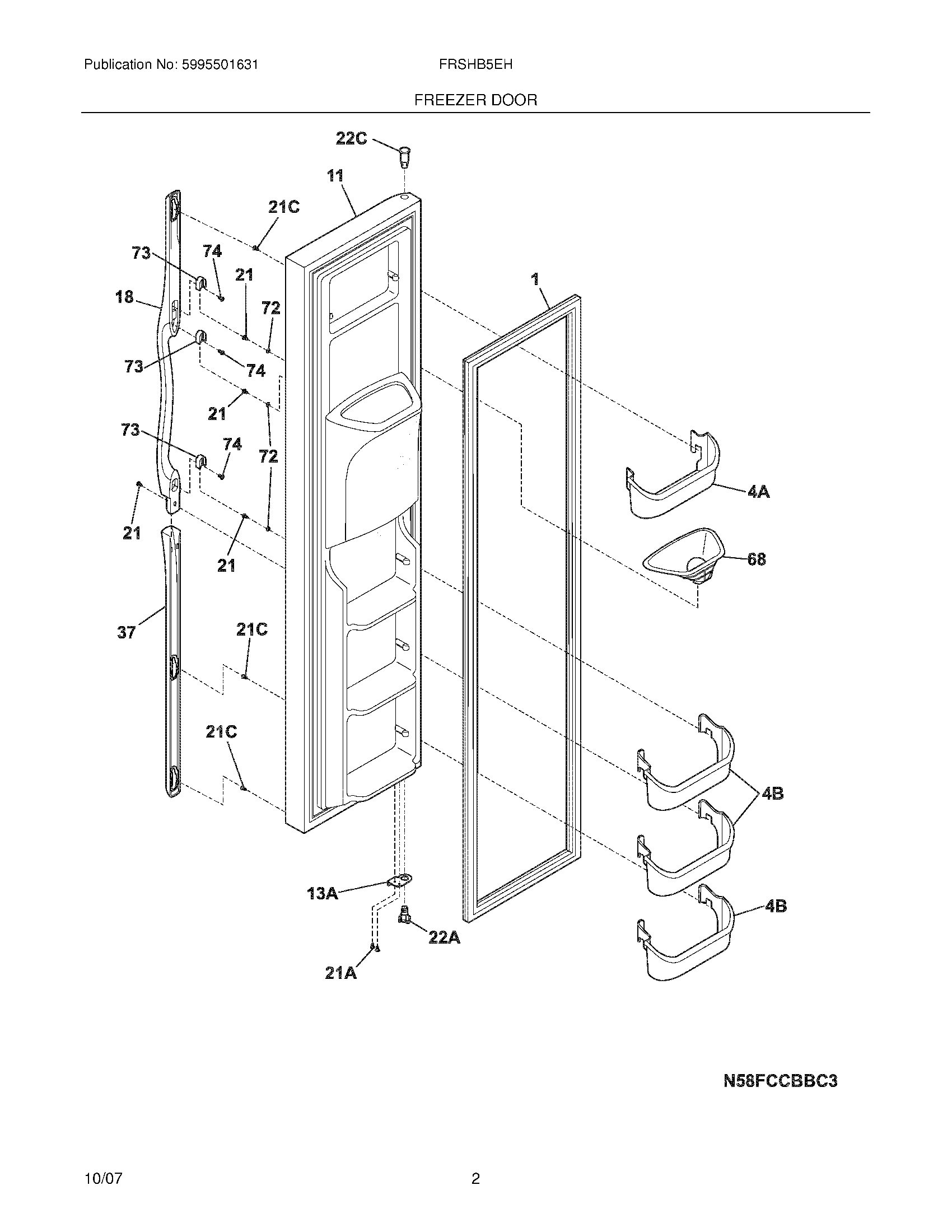 03 - FREEZER DOOR