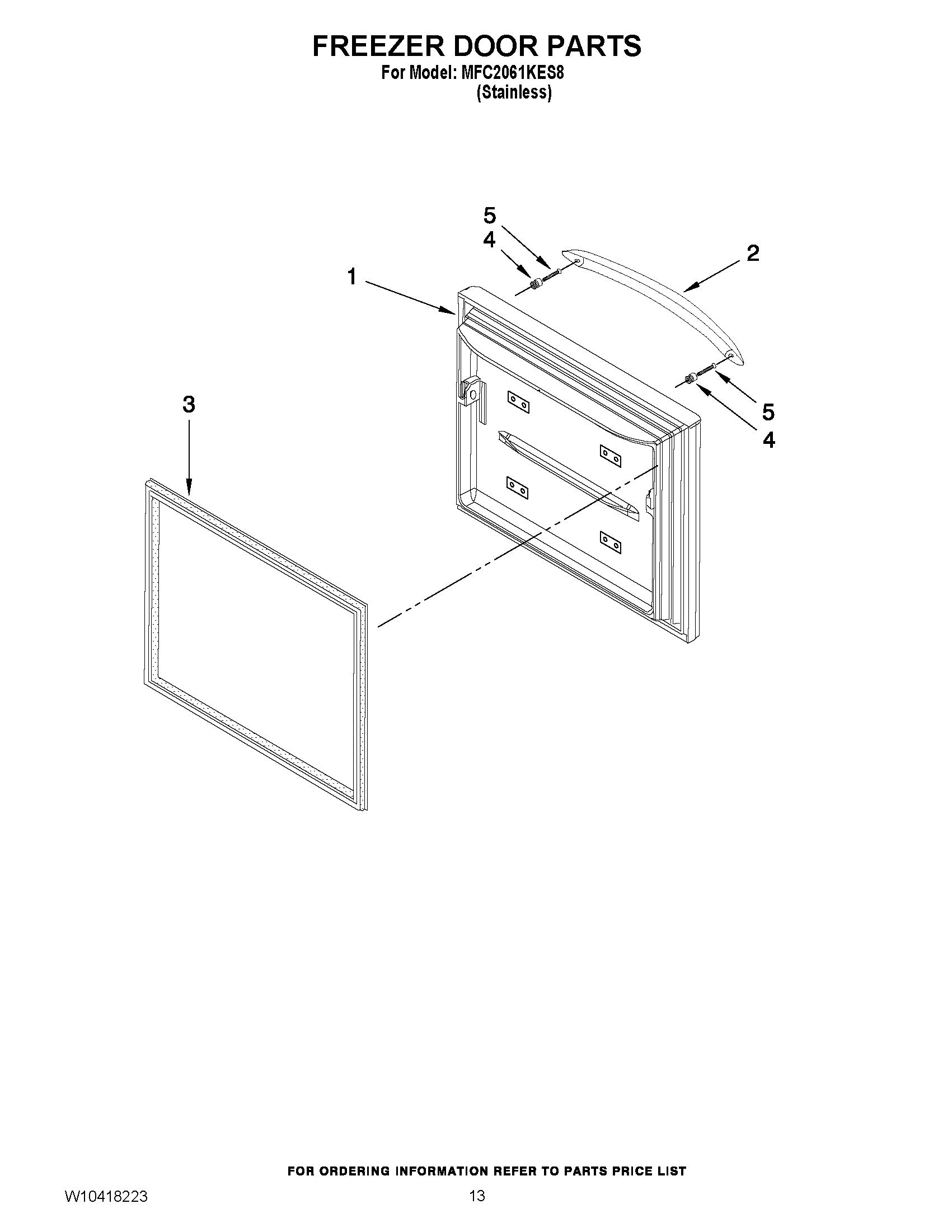07 - FREEZER DOOR PARTS